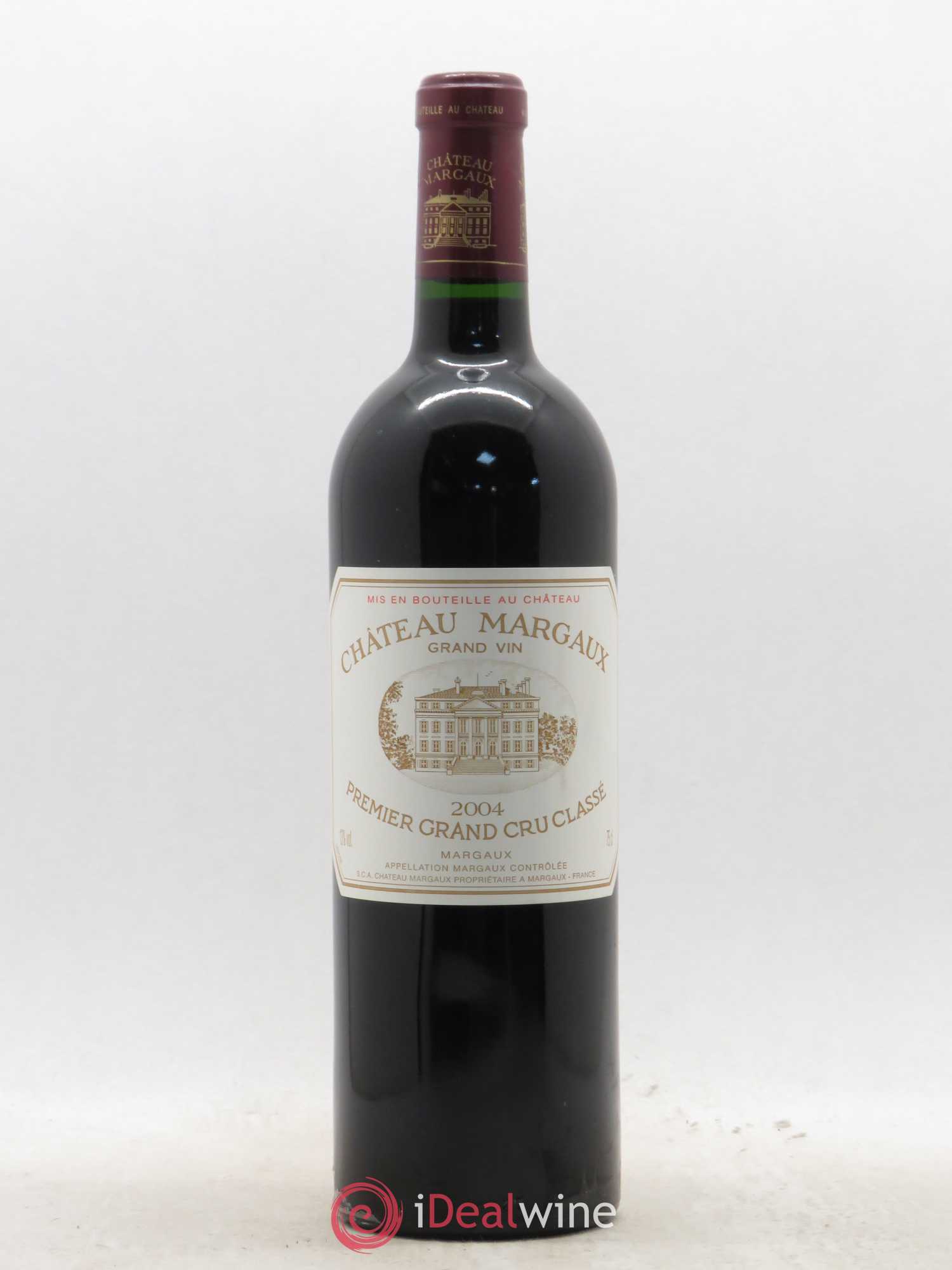 Château Margaux 1er Grand Cru Classé 2004 - Lot de 1 bouteille - 0