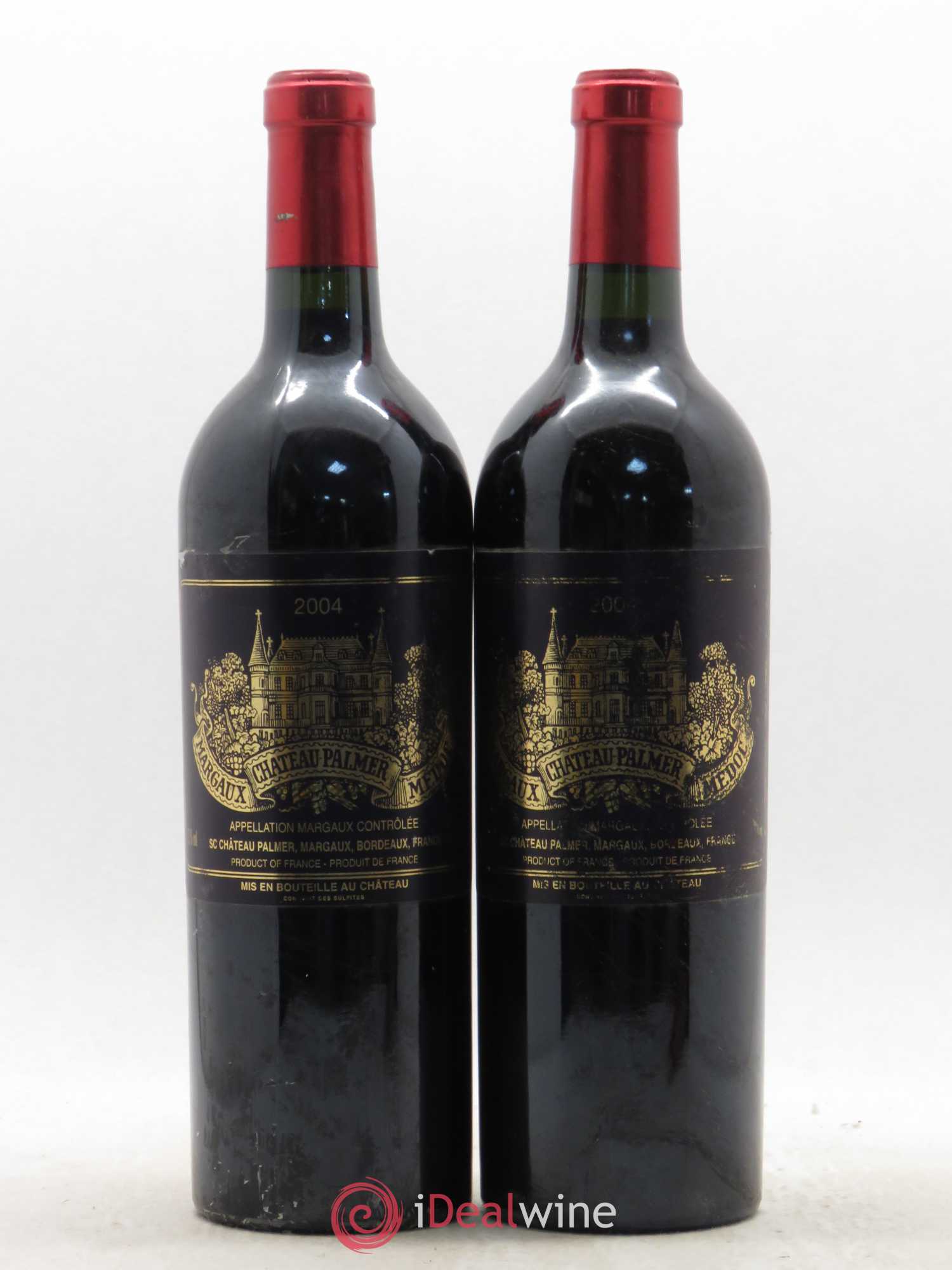 Château Palmer 3ème Grand Cru Classé 2004 - Lot de 2 bouteilles - 0