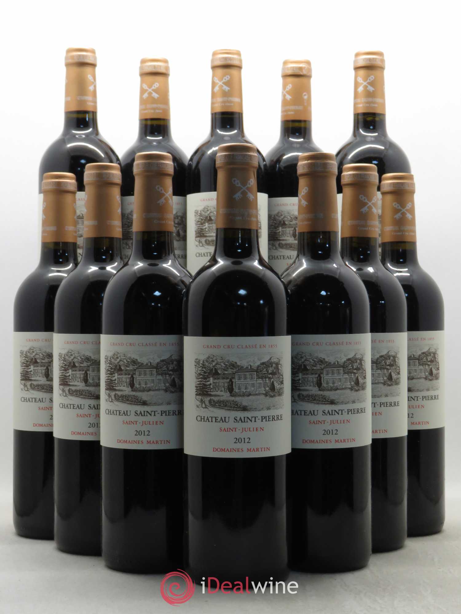 Château Saint-Pierre 4ème Grand Cru Classé 2012 - Lot de 12 bouteilles - 0