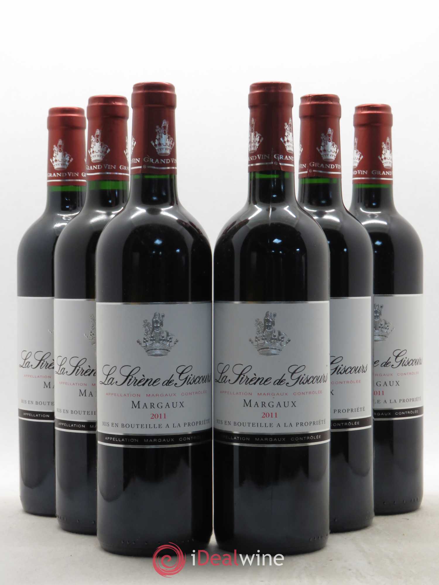 La Sirène de Giscours 2011 - Lot de 6 bouteilles - 0