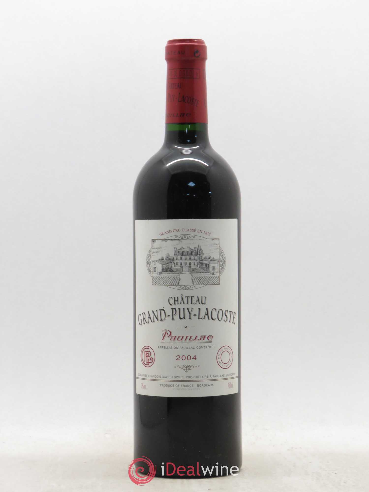 Château Grand Puy Lacoste 5ème Grand Cru Classé 2004 - Lot de 1 bouteille - 0