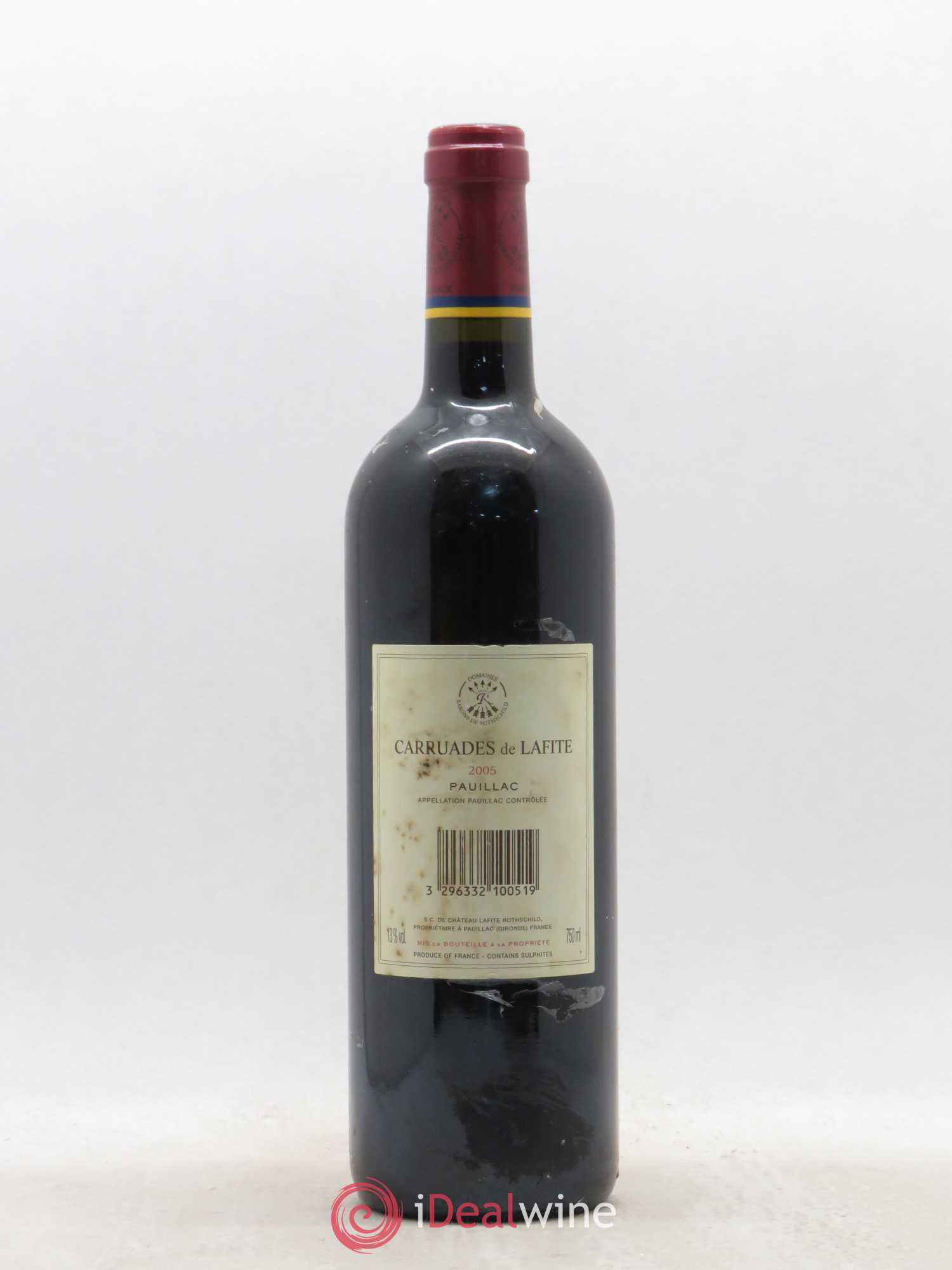 Carruades de Lafite Rothschild Second Vin 2005 - Lot de 1 bouteille - 1