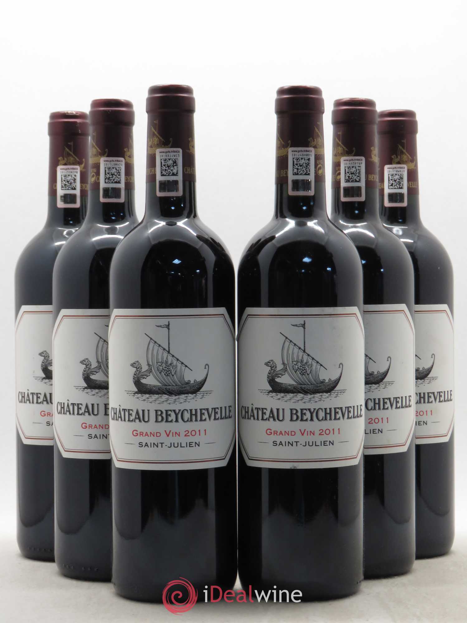 Château Beychevelle 4ème Grand Cru Classé 2011 - Lot de 6 bouteilles - 0