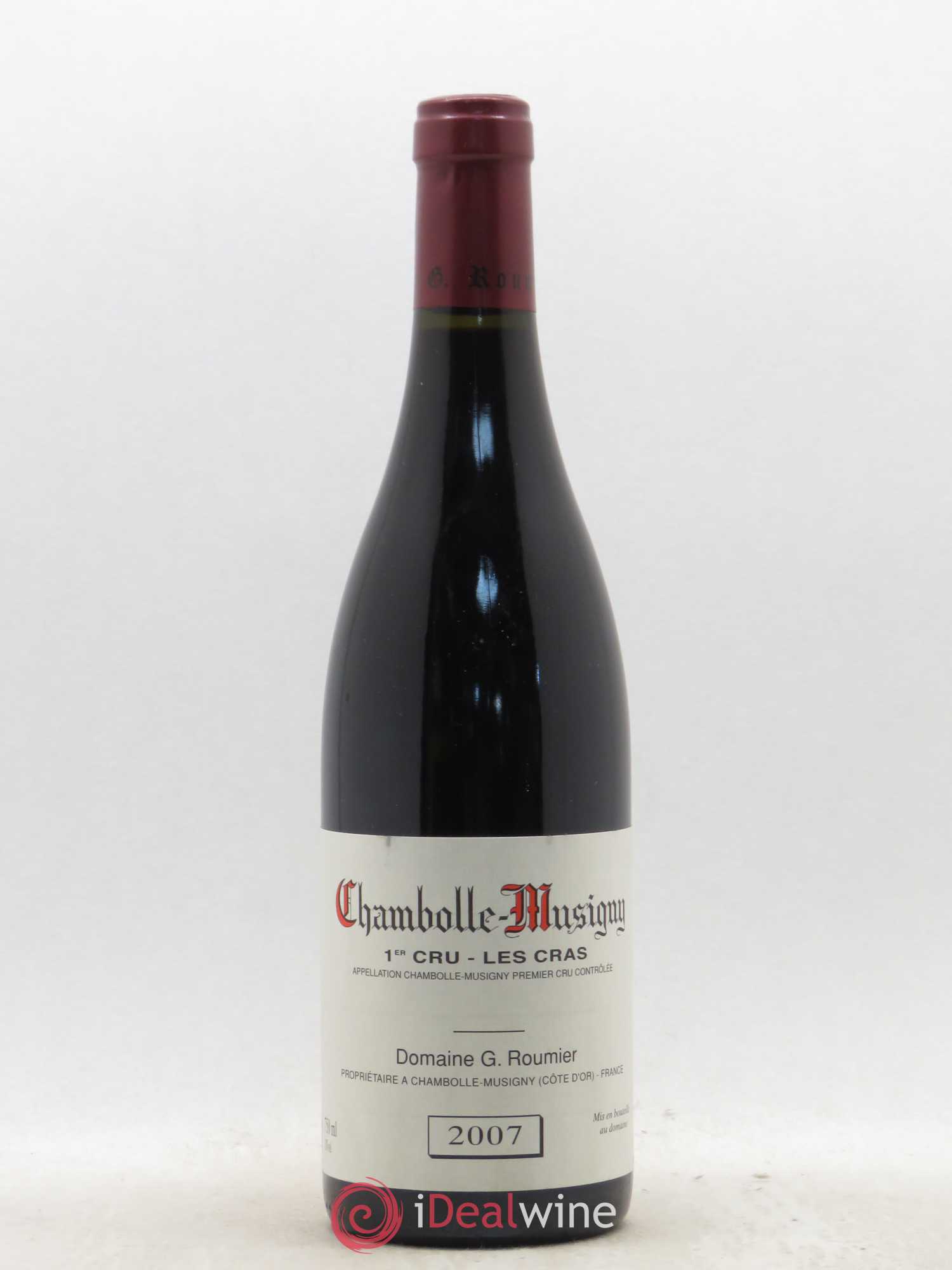 Chambolle-Musigny 1er Cru Les Cras Georges Roumier (Domaine) 2007 - Lot de 1 bouteille - 0