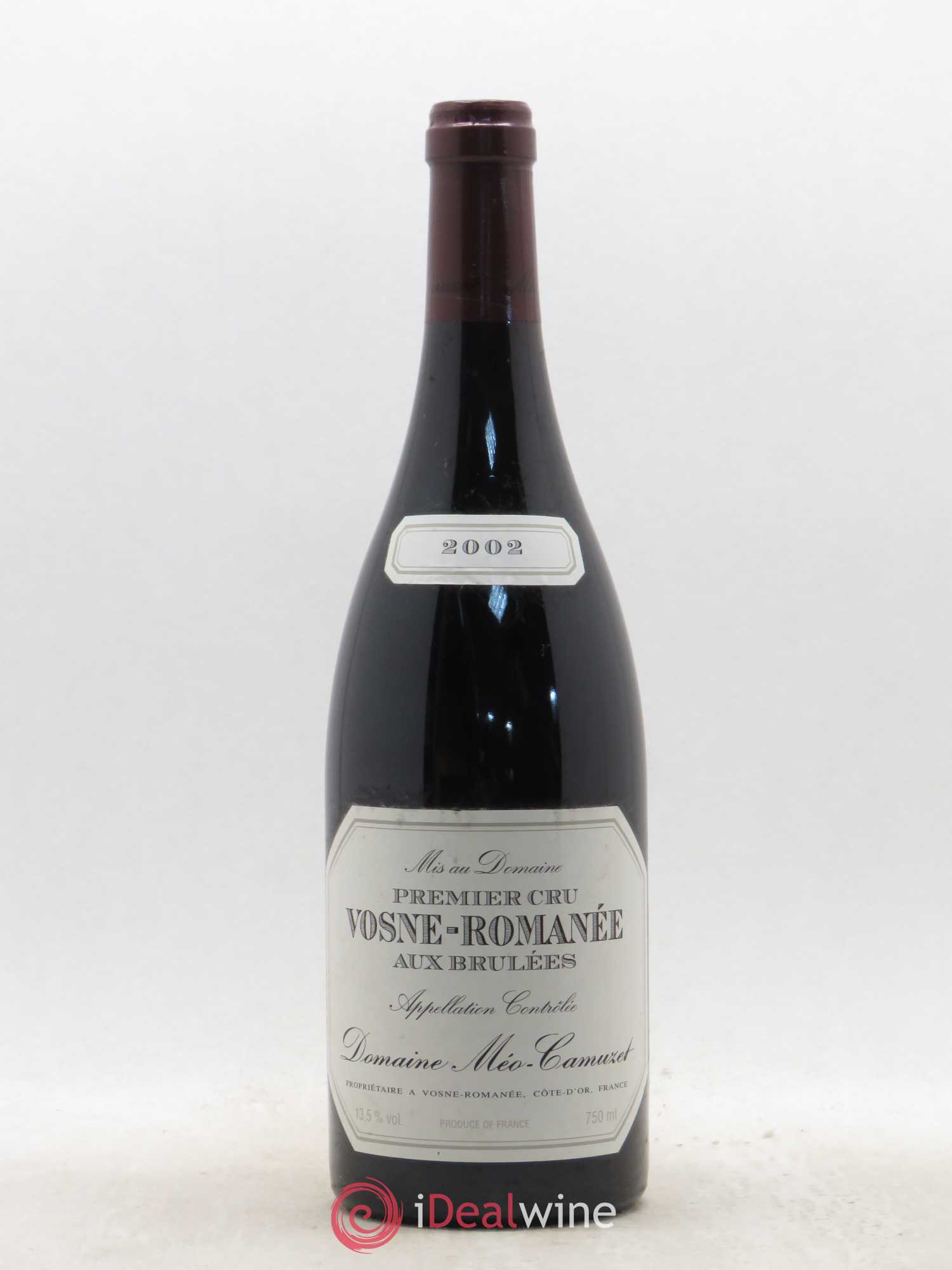 Vosne-Romanée 1er Cru Aux Brûlées Méo-Camuzet (Domaine) 2002 - Lot de 1 bouteille - 0