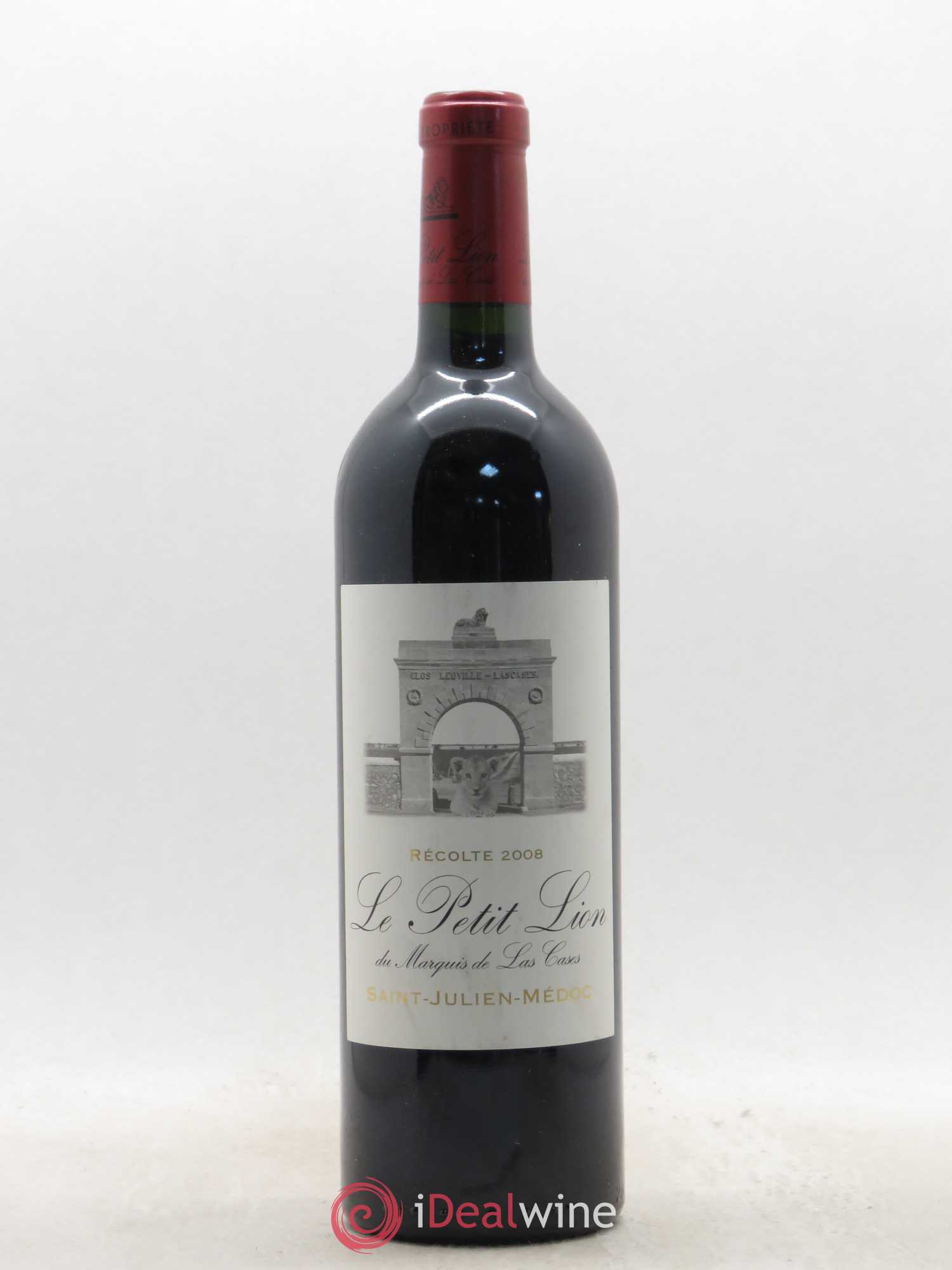 Le Petit Lion du Marquis de Las Cases Second Vin 2008 - Lot de 1 bouteille - 0