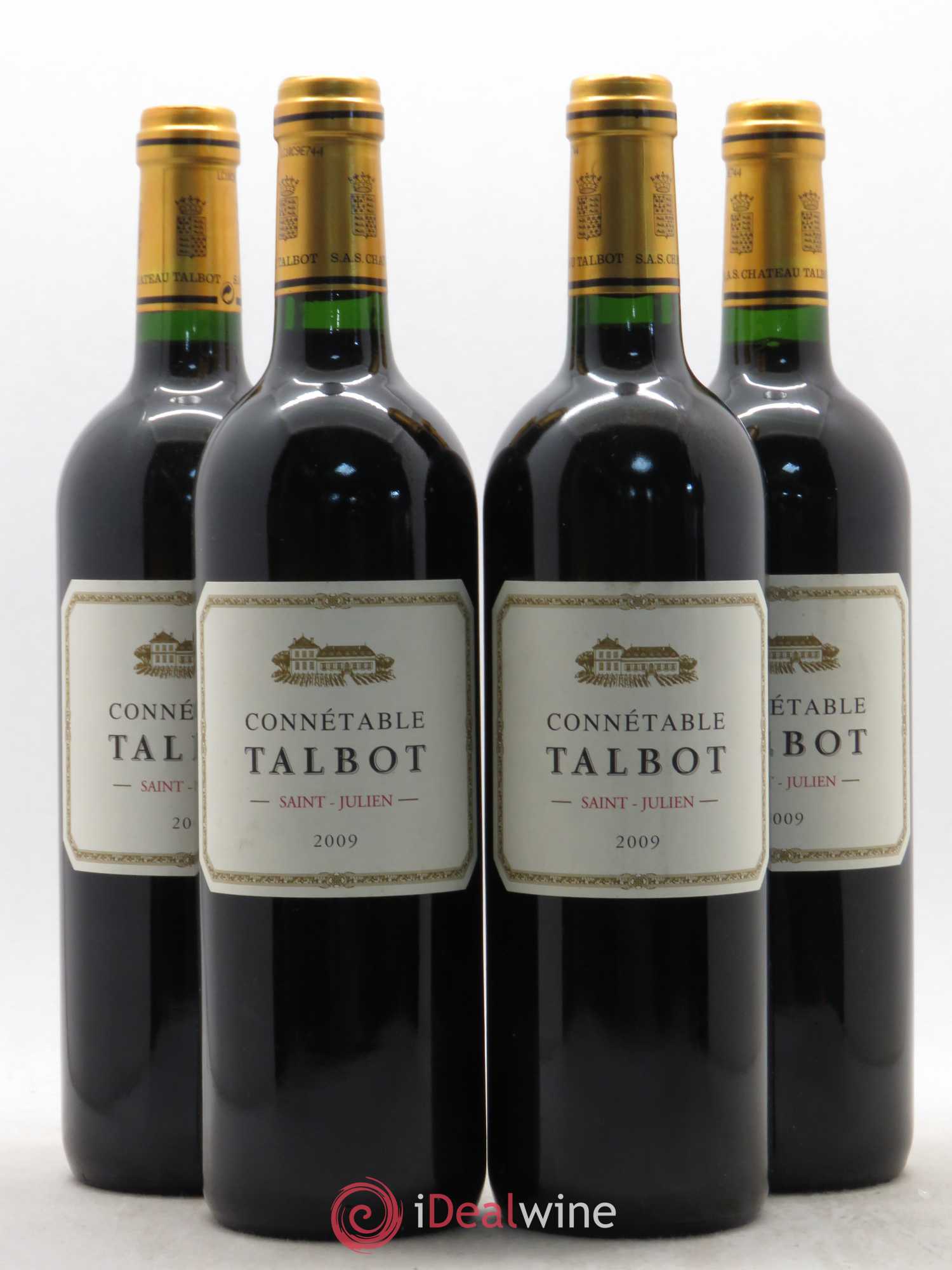 Connétable de Talbot Second Vin 2009 - Lot de 4 bouteilles - 0