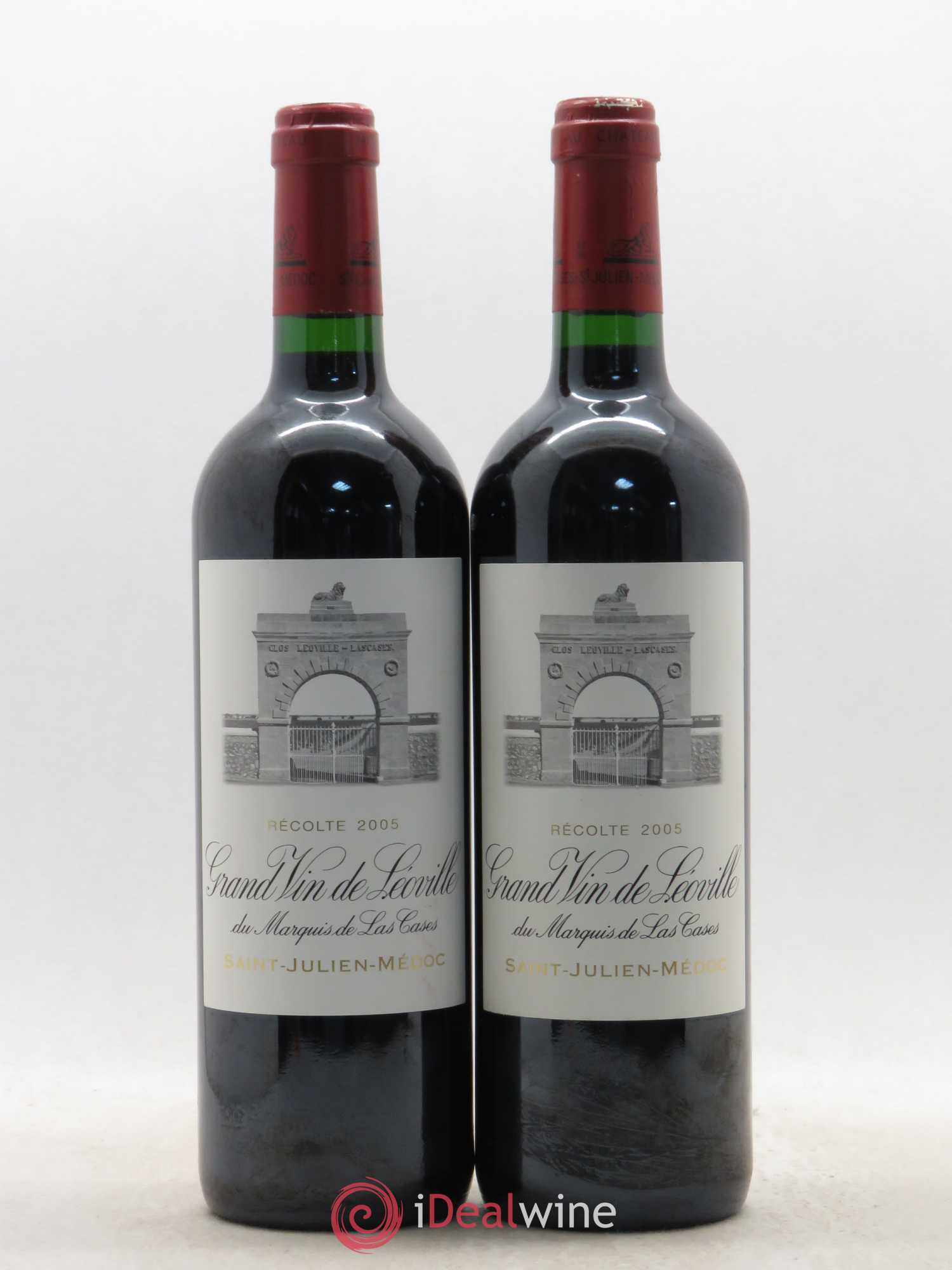 Château Léoville Las Cases 2ème Grand Cru Classé 2005 - Lot de 2 bouteilles - 0
