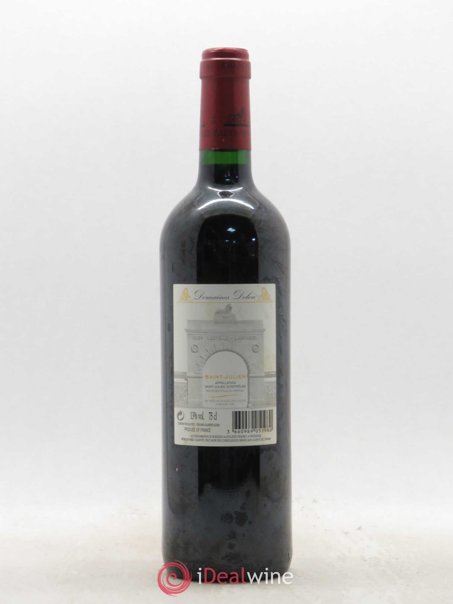 Château Léoville Las Cases 2ème Grand Cru Classé 2005 - Lot de 1 bouteille - 1