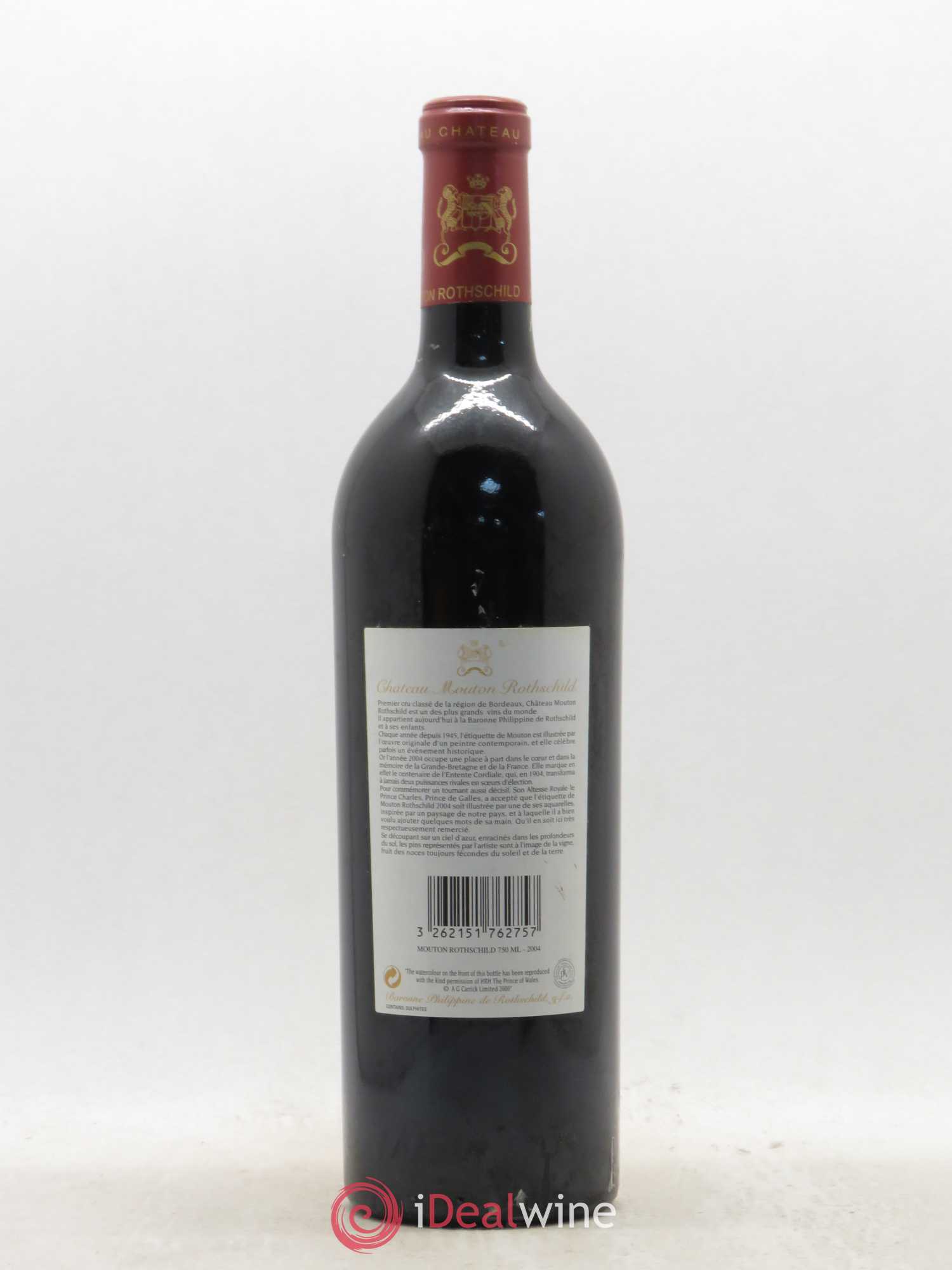Buy Château Mouton Rothschild 1er Grand Cru Classé 2004 (lot