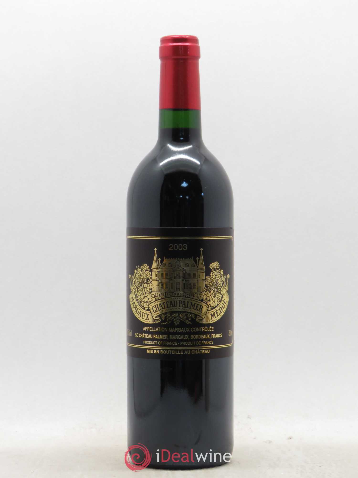 Château Palmer 3ème Grand Cru Classé 2003 - Lot de 1 bouteille - 0