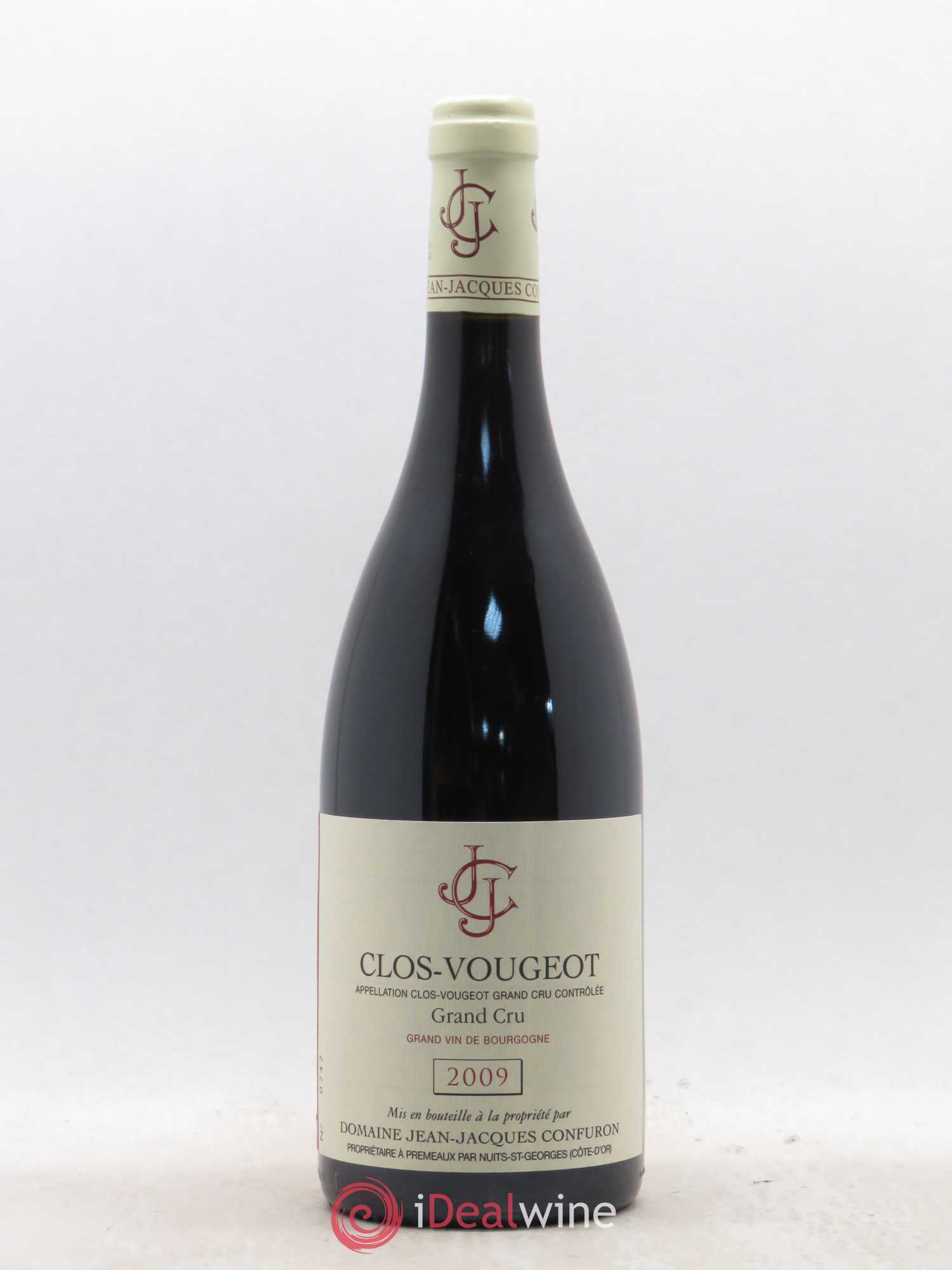 Clos de Vougeot Grand Cru Jean-Jacques Confuron 2009 - Lot de 1 bouteille - 0