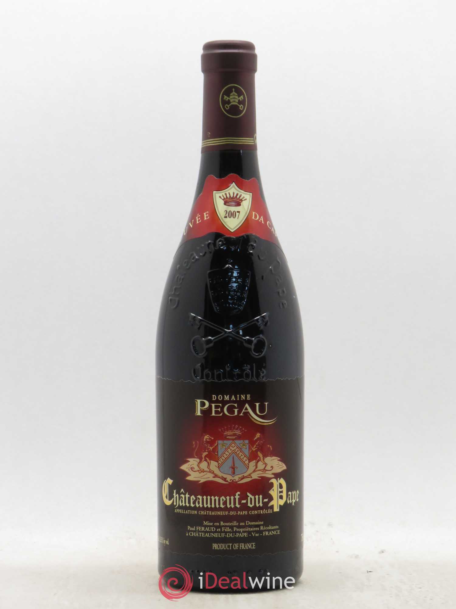 Châteauneuf-du-Pape Domaine du Pégau Cuvée Da Capo Paul et Laurence Féraud 2007 - Lot de 1 bouteille - 0