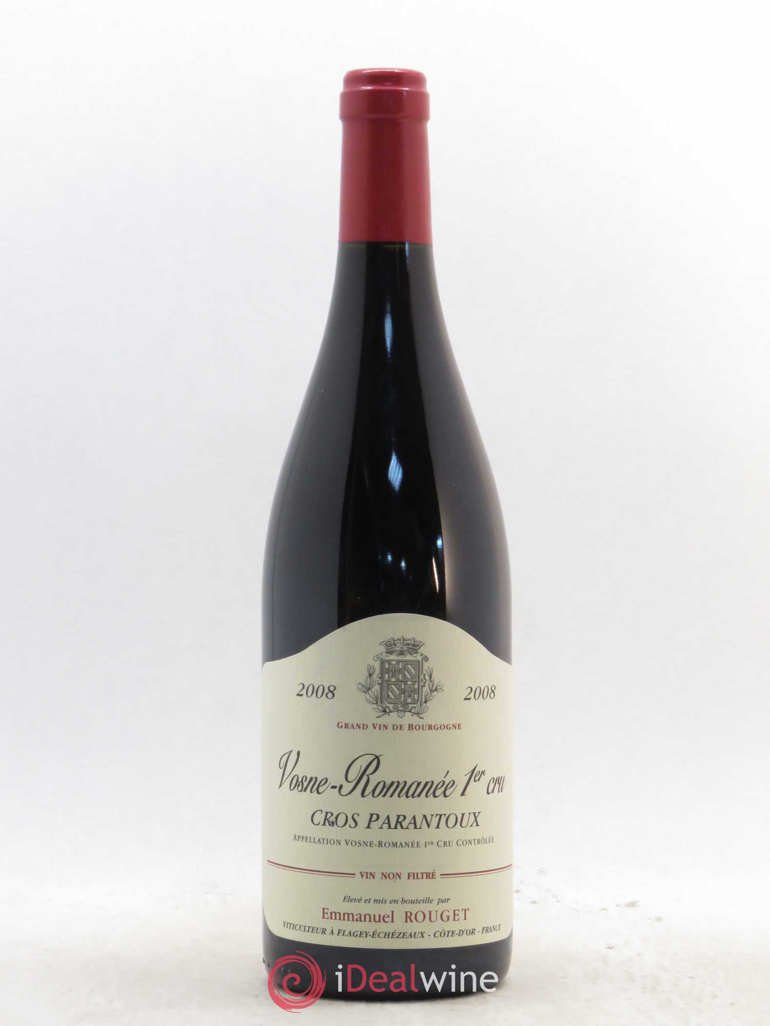 Vosne-Romanée 1er Cru Cros Parantoux Emmanuel Rouget 2008 - Lot de 1 bouteille - 0