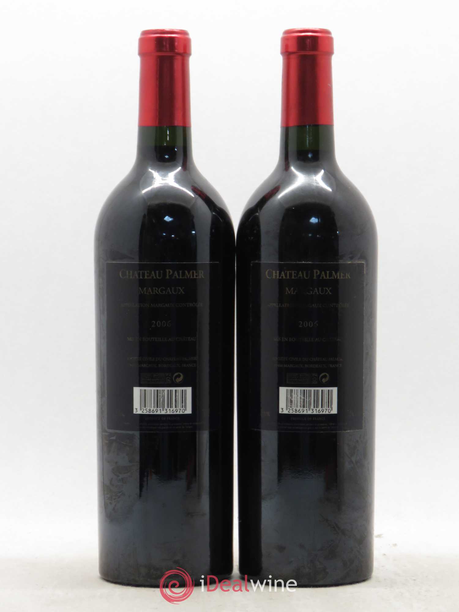 Château Palmer 3ème Grand Cru Classé 2006 - Lot de 2 bouteilles - 1