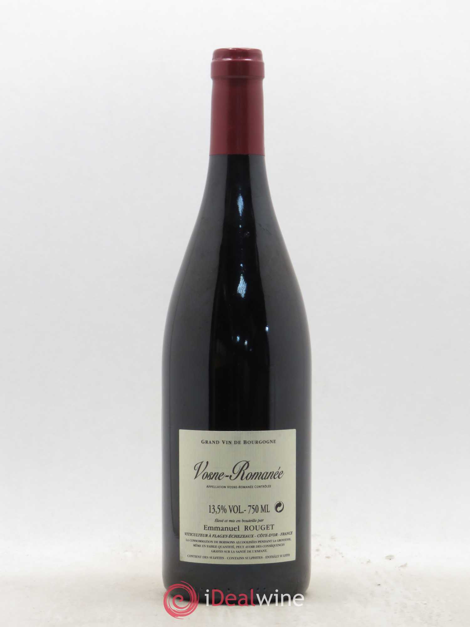 Vosne-Romanée Emmanuel Rouget 2012 - Lot de 1 bouteille - 1
