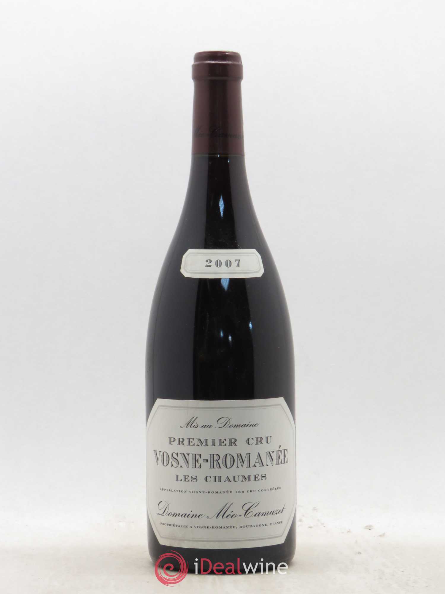 Vosne-Romanée 1er Cru Les Chaumes Méo-Camuzet (Domaine) 2007 - Lot de 1 bouteille - 0