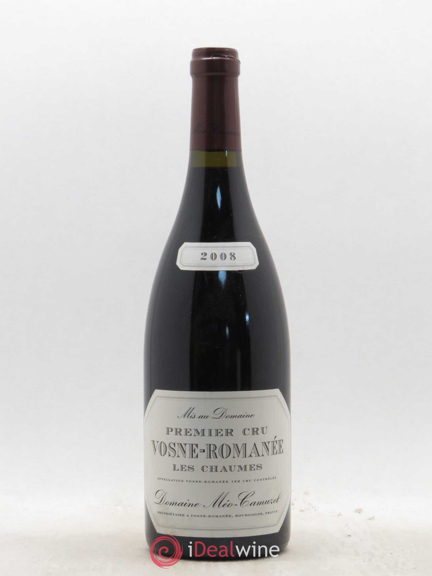 Vosne-Romanée 1er Cru Les Chaumes Méo-Camuzet (Domaine) 2008 - Lot de 1 bouteille - 0