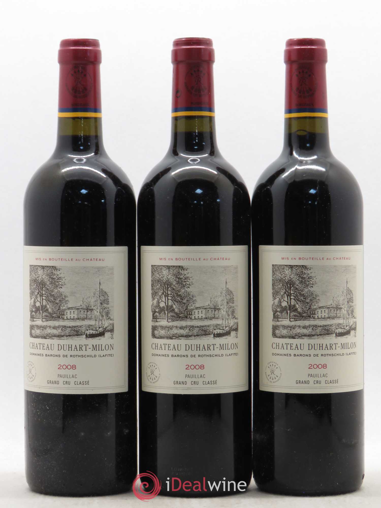 Château Duhart-Milon 4ème Grand Cru Classé 2008 - Lot de 6 bouteilles - 1