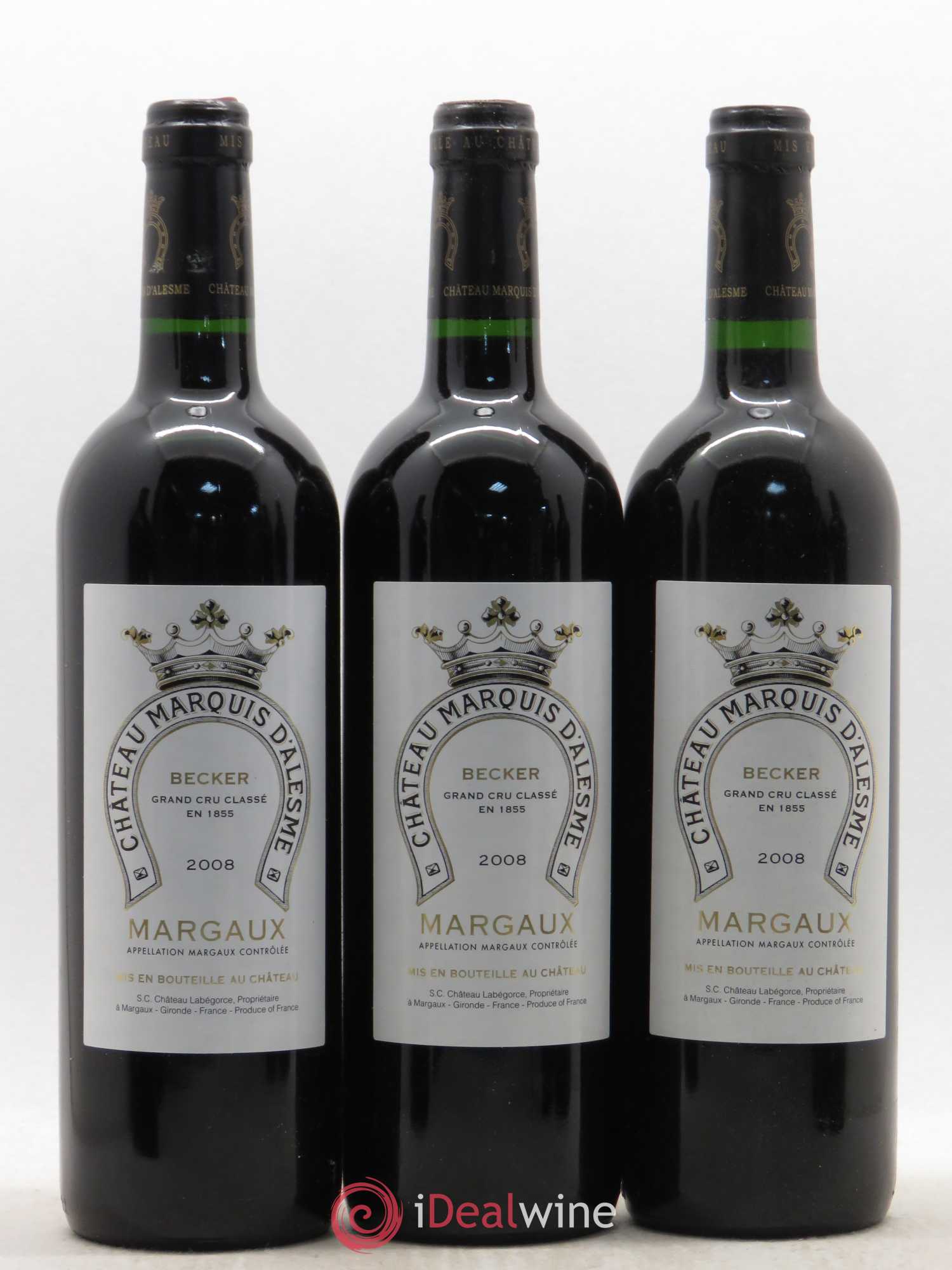Château Marquis d'Alesme 2008 - Lot de 6 bouteilles - 2