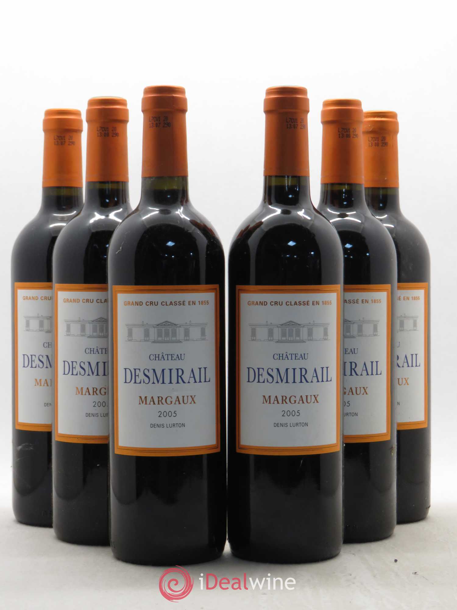 Château Desmirail 3ème Grand Cru Classé 2005 - Lot de 6 bouteilles - 0