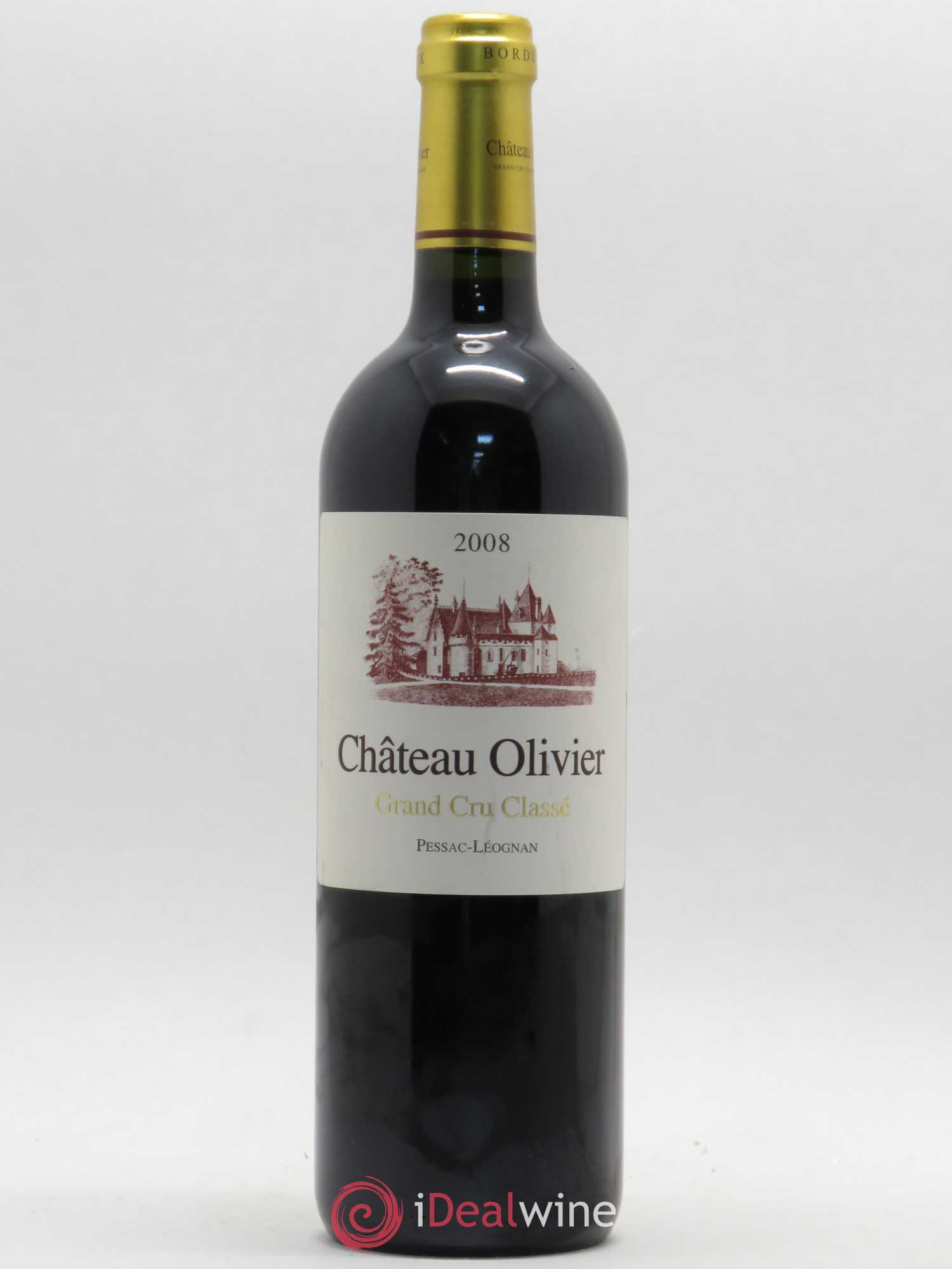 Château Olivier Cru Classé de Graves 2008 - Lot de 1 bouteille - 0