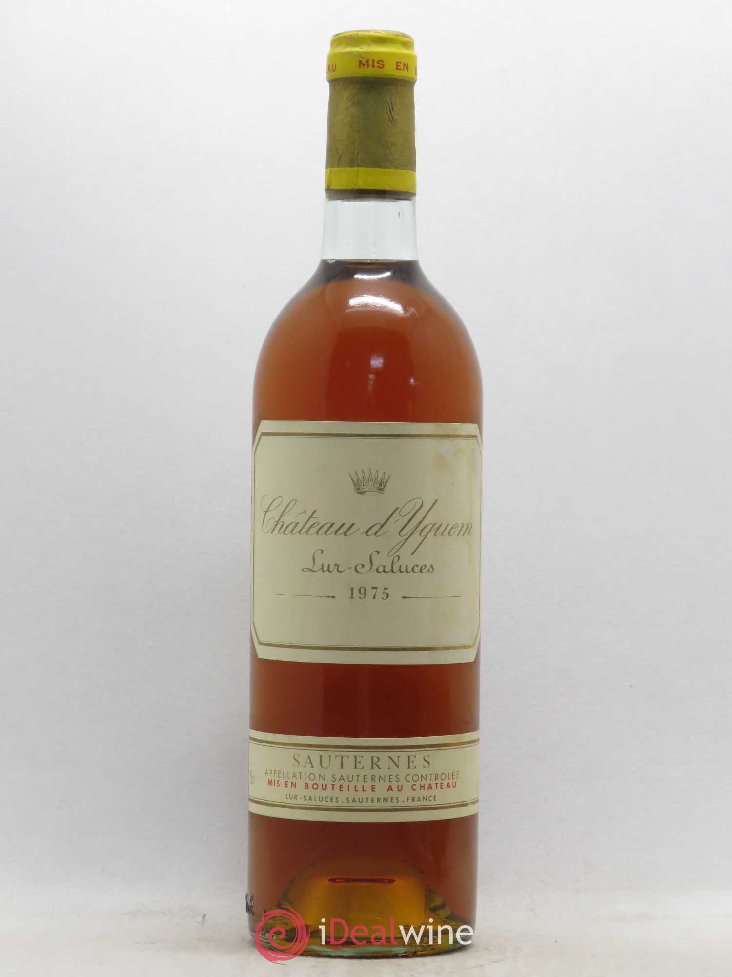 Château d' Yquem 1er Cru Classé Supérieur 1975 - Lotto di 1 bottiglia - 0