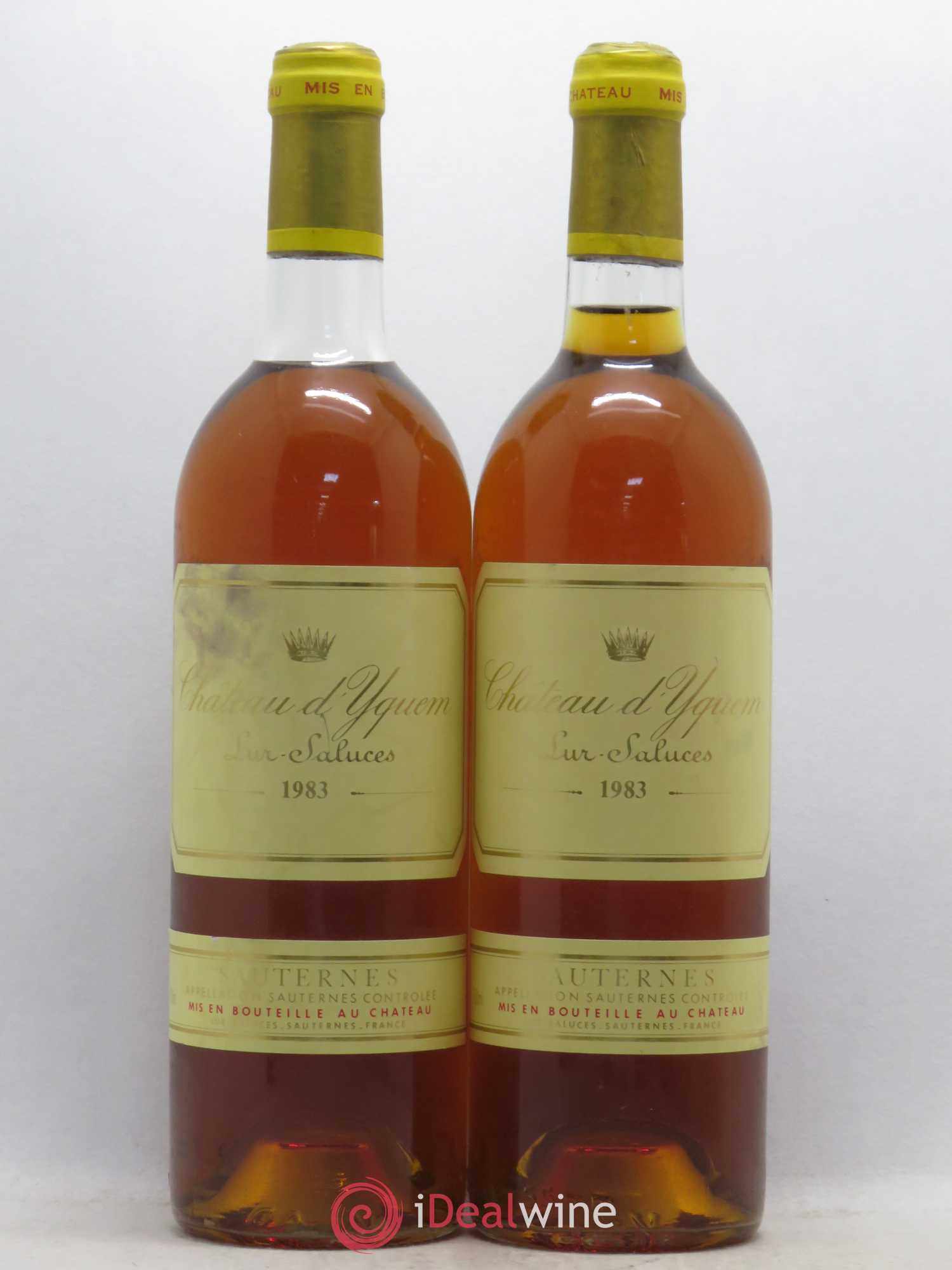 Château d' Yquem 1er Cru Classé Supérieur 1983 - Lotto di 2 bottiglie - 0