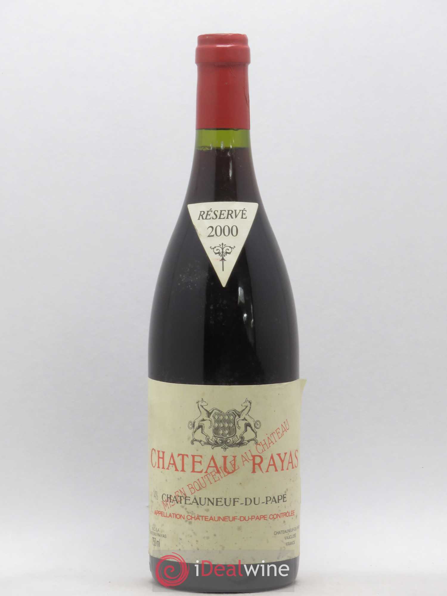 Châteauneuf-du-Pape Château Rayas Emmanuel Reynaud 2000 - Lot de 1 bouteille - 0