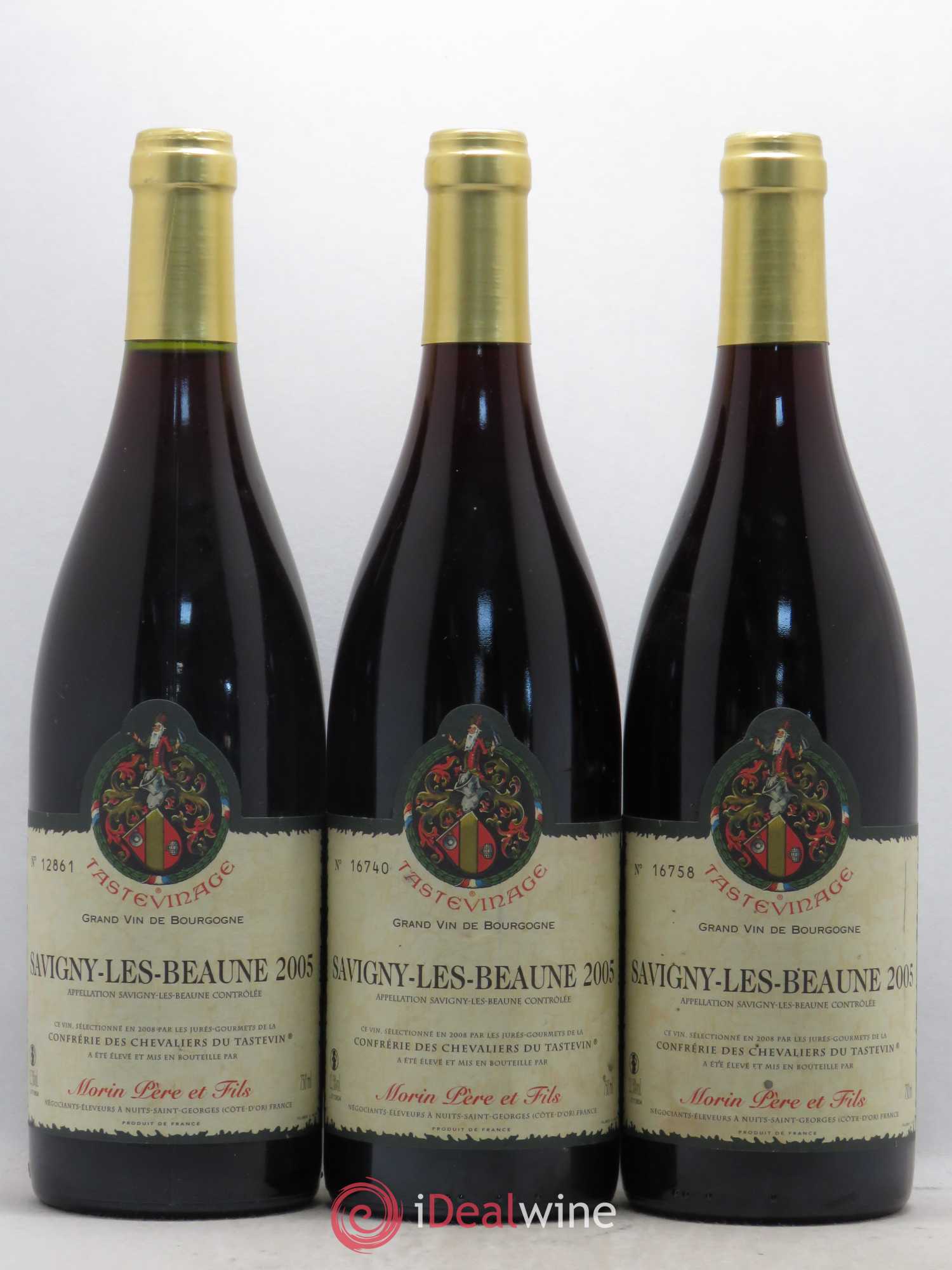 Savigny-lès-Beaune Morin Tastevinage 2005 - Posten von 6 Flaschen - 2