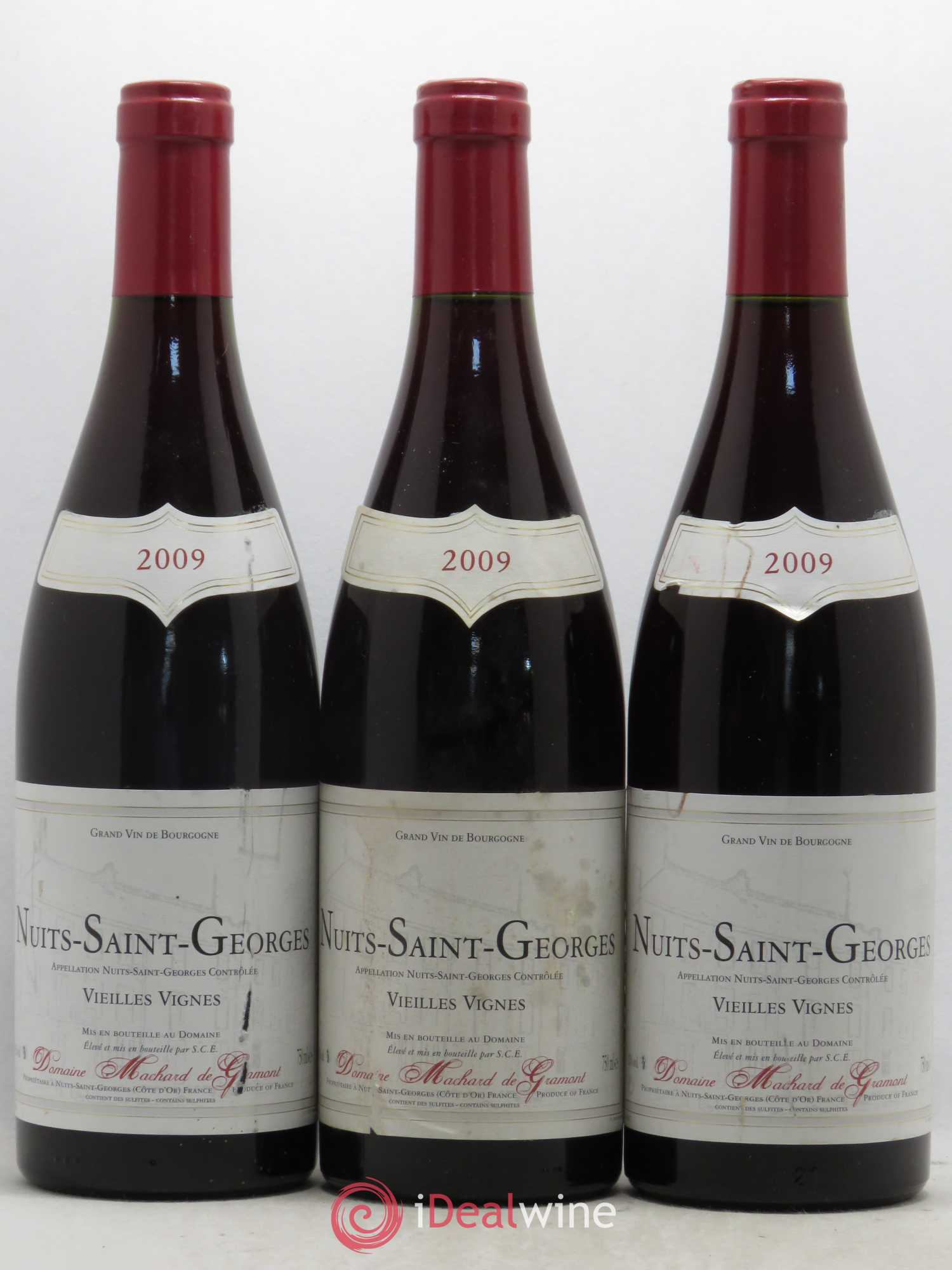 Nuits-Saint-Georges Vieilles Vignes Machard de Gramont 2009 - Posten von 3 Flaschen - 0