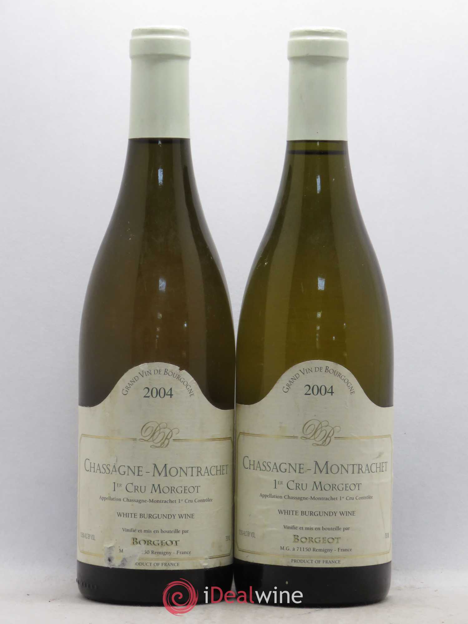 Chassagne-Montrachet 1er Cru Morgeot Borgeot 2004 - Lotto di 2 bottiglie - 0