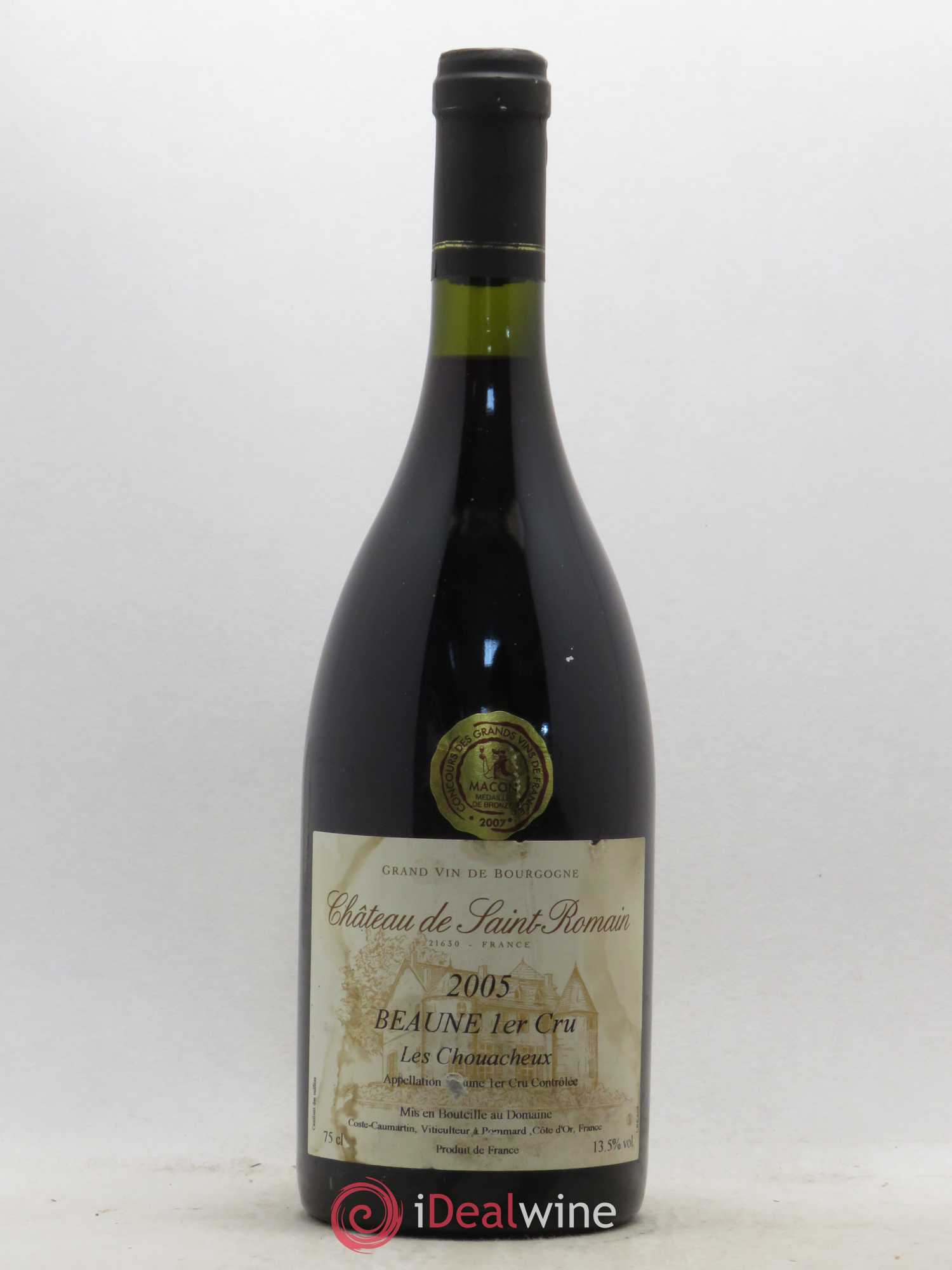 Beaune 1er Cru Château de Saint Romain Les Chouacheux 2005 - Posten von 1 Flasche - 0