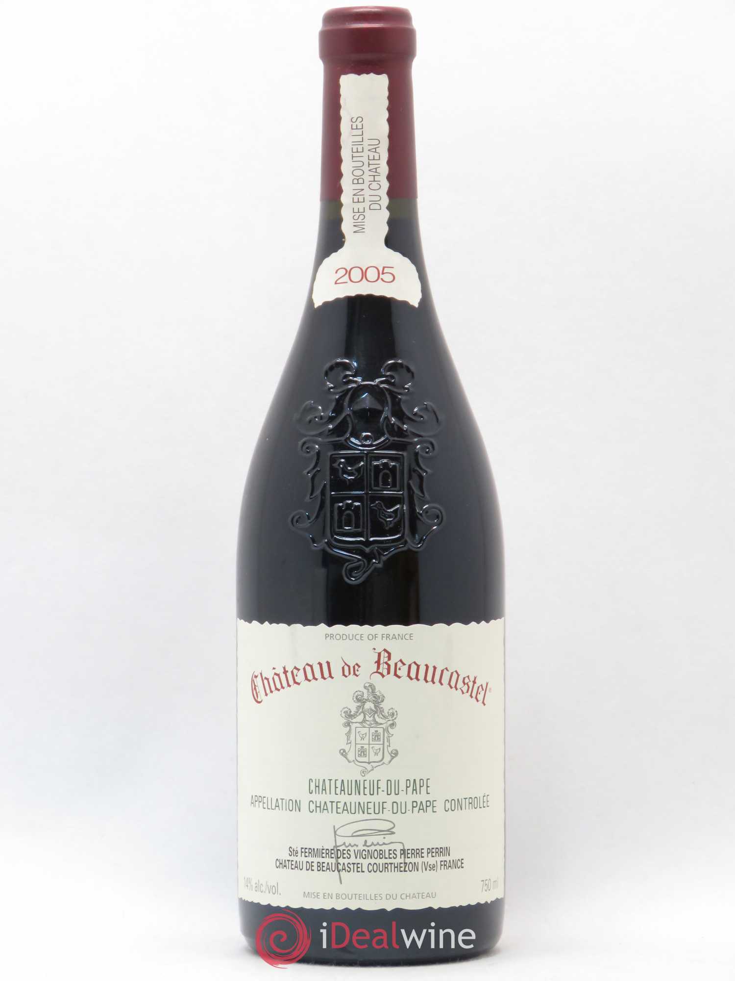 Châteauneuf-du-Pape Château de Beaucastel Famille Perrin 2005 - Lot de 1 bouteille - 0