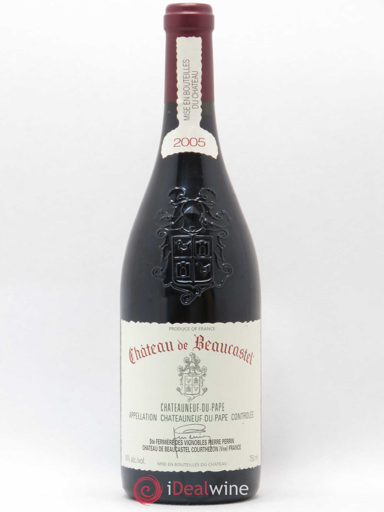 Châteauneuf-du-Pape Château de Beaucastel Famille Perrin 2005 - Lot de 1 bouteille - 0