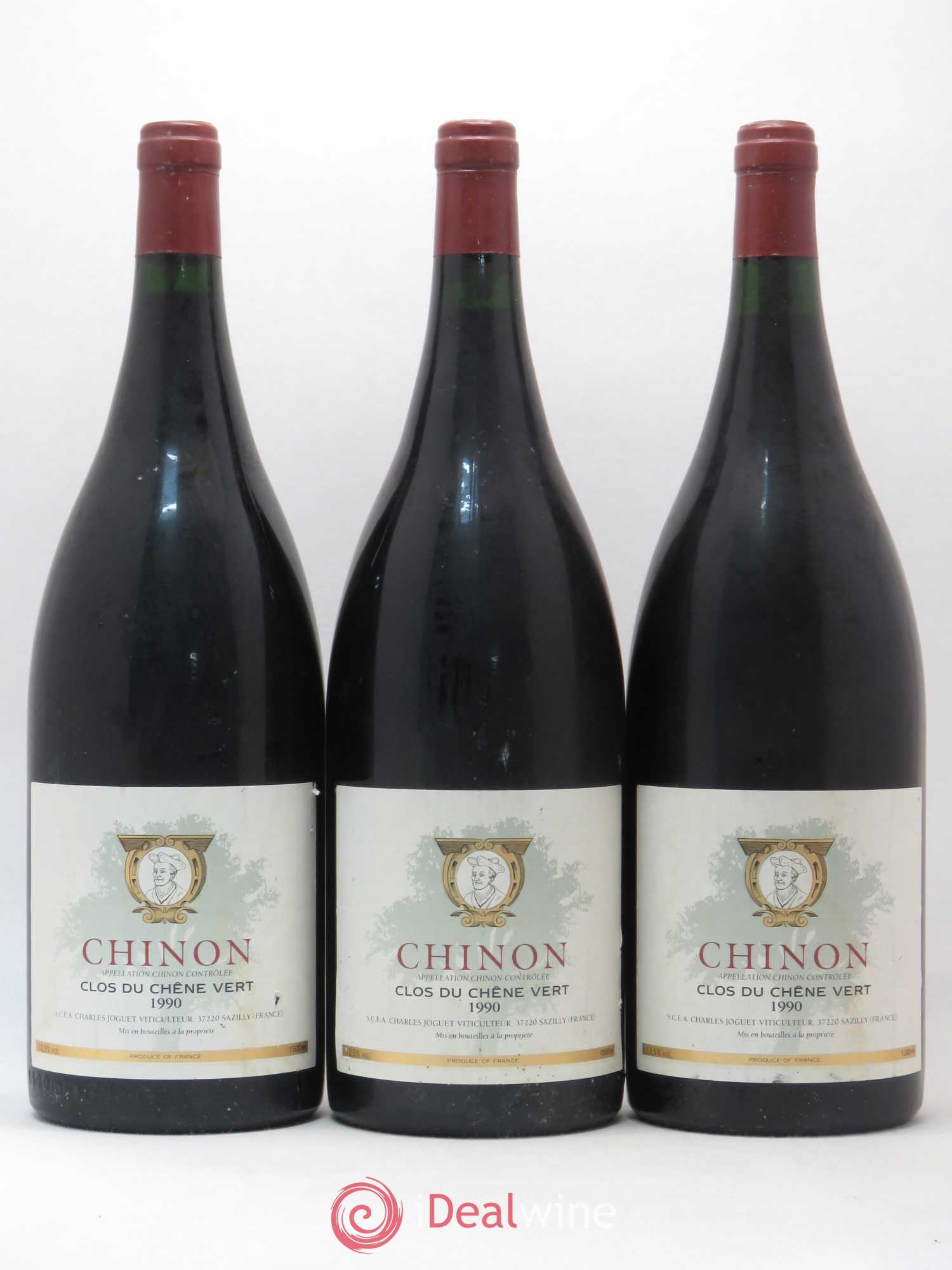 Chinon Clos du Chêne Vert Charles Joguet 1990 - Lot de 3 magnums - 0