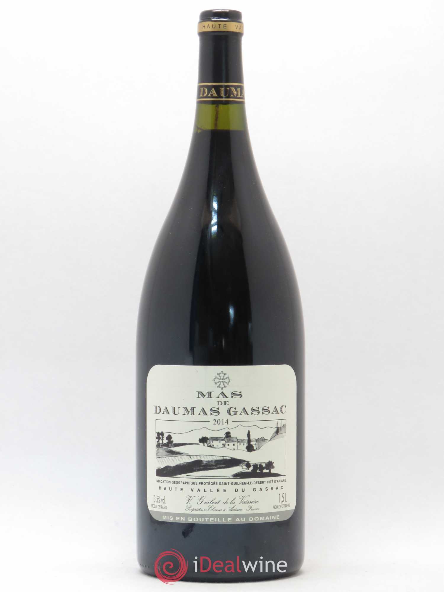 Saint-Guilhem-le-Désert - Cité d'Aniane Mas Daumas Gassac Famille Guibert de La Vaissière 2014 - Lot de 1 magnum - 0
