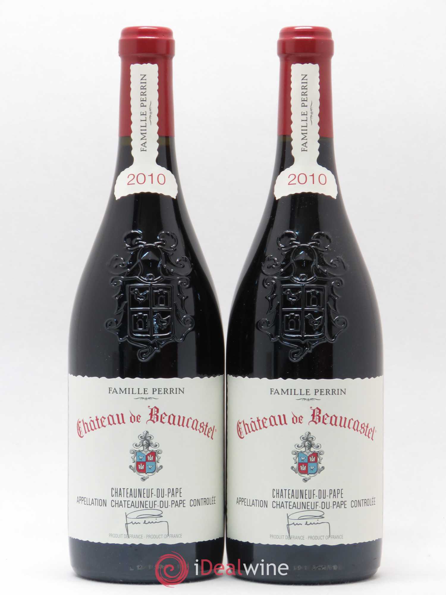 Châteauneuf-du-Pape Château de Beaucastel Famille Perrin 2010 - Lot de 2 bouteilles - 0