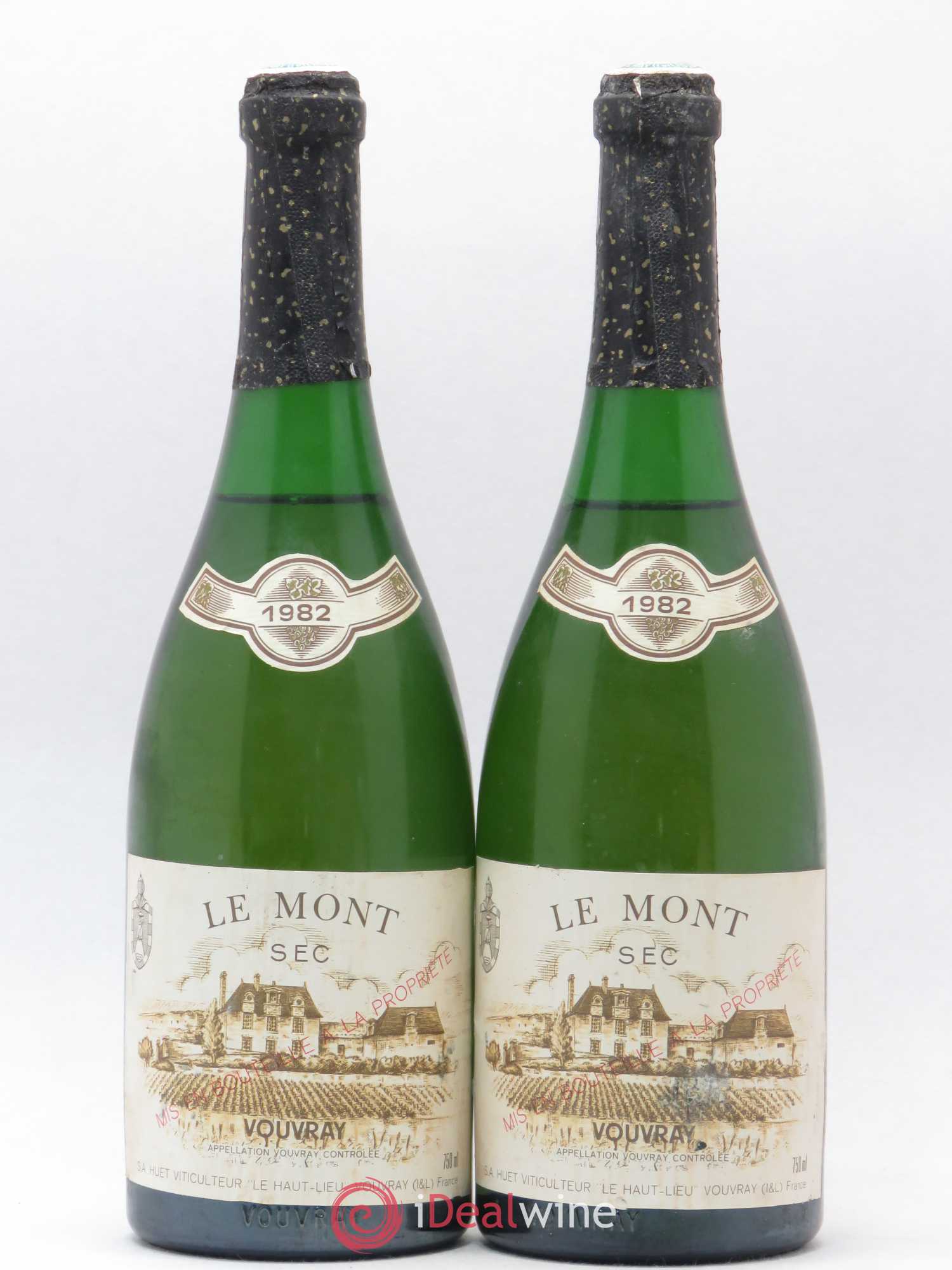 Vouvray Le Mont Sec Domaine Huet 1982 - Lot de 2 bouteilles - 0