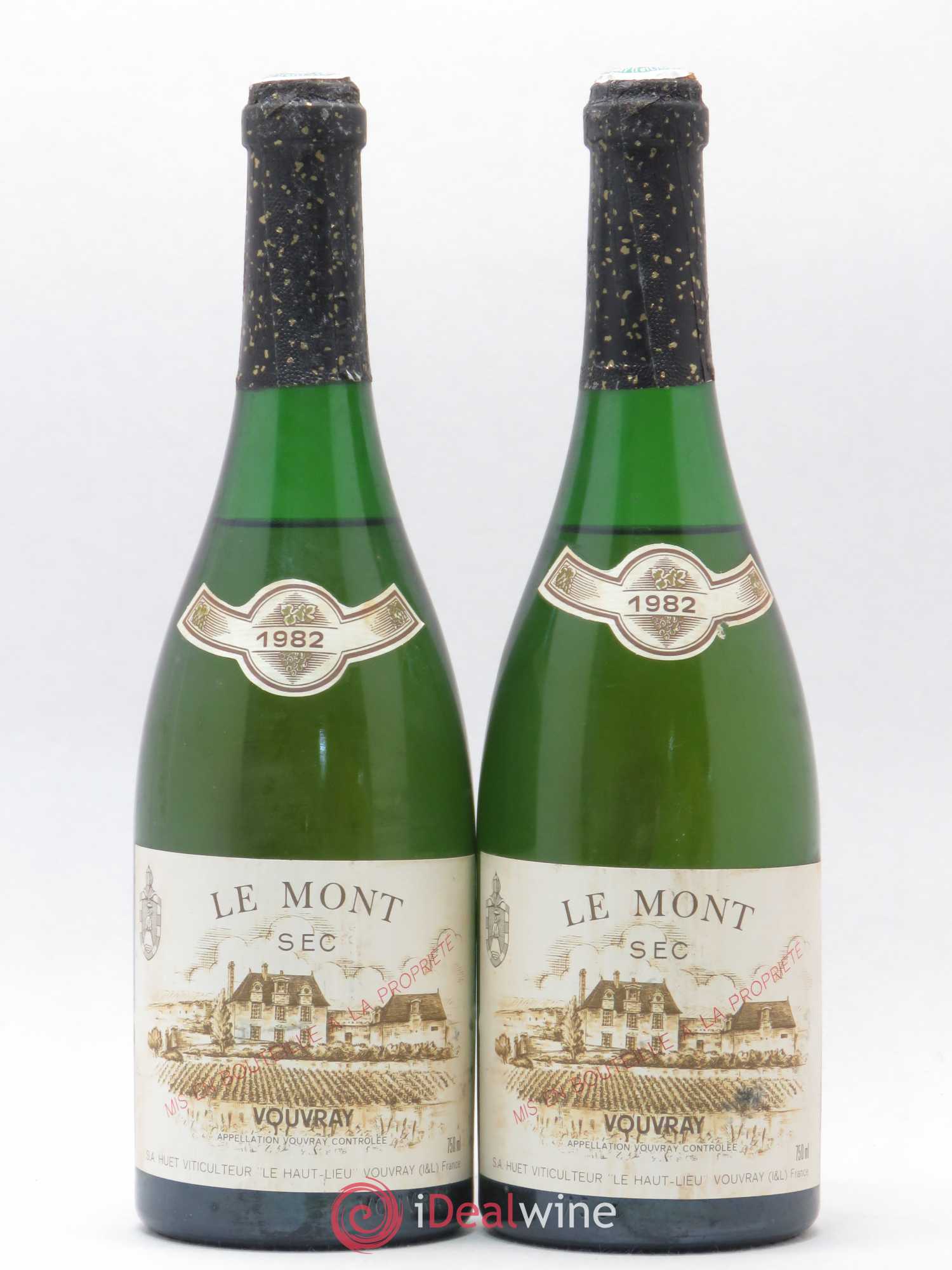 Vouvray Le Mont Sec Domaine Huet 1982 - Lot de 2 bouteilles - 0