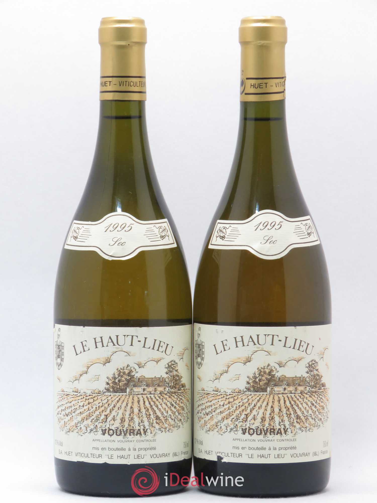 Vouvray Le Haut-Lieu Sec Domaine Huet 1995 - Lot de 2 bouteilles - 0