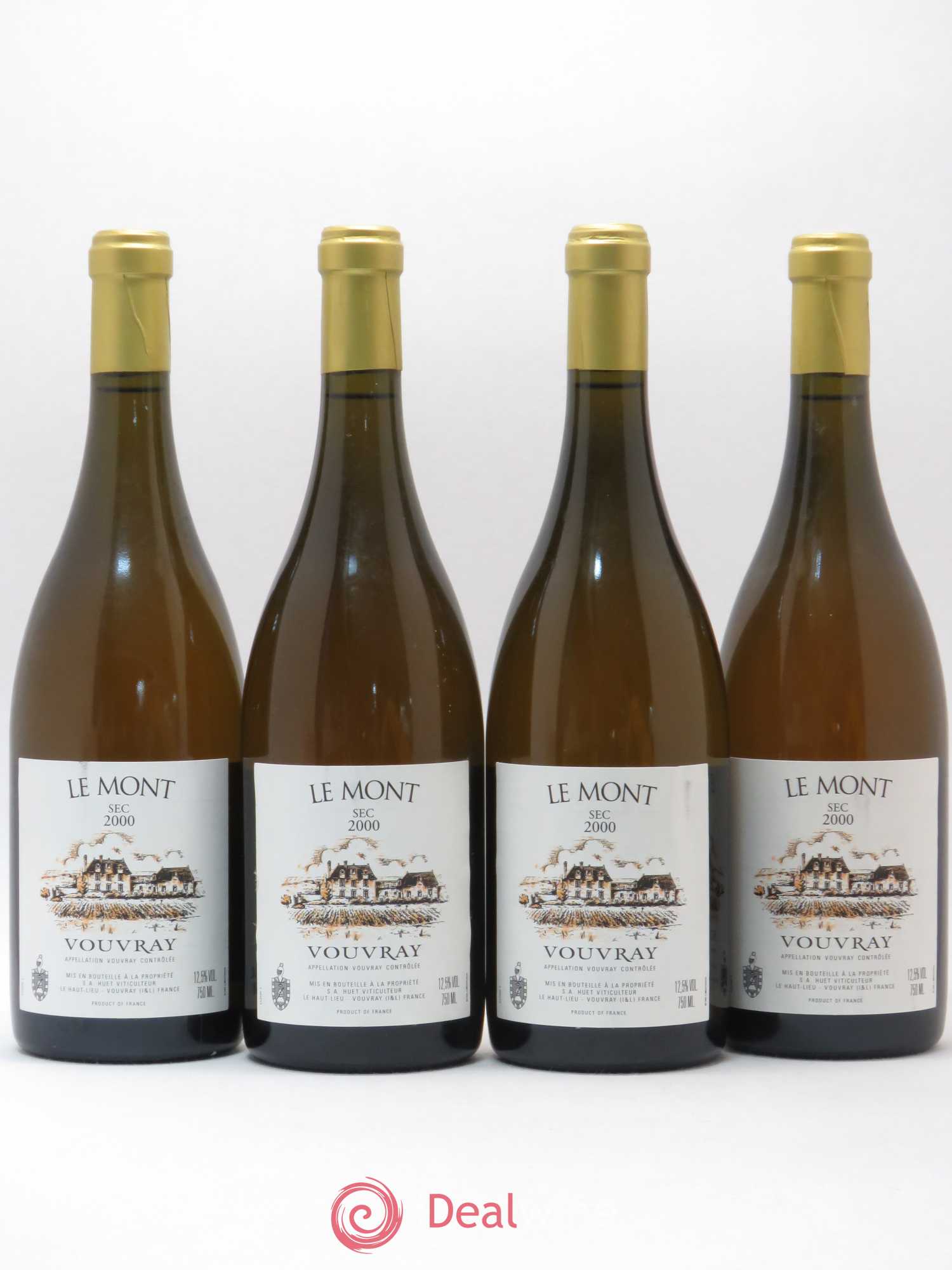 Vouvray Le Mont Sec Domaine Huet 2000 - Lot de 4 bouteilles - 0