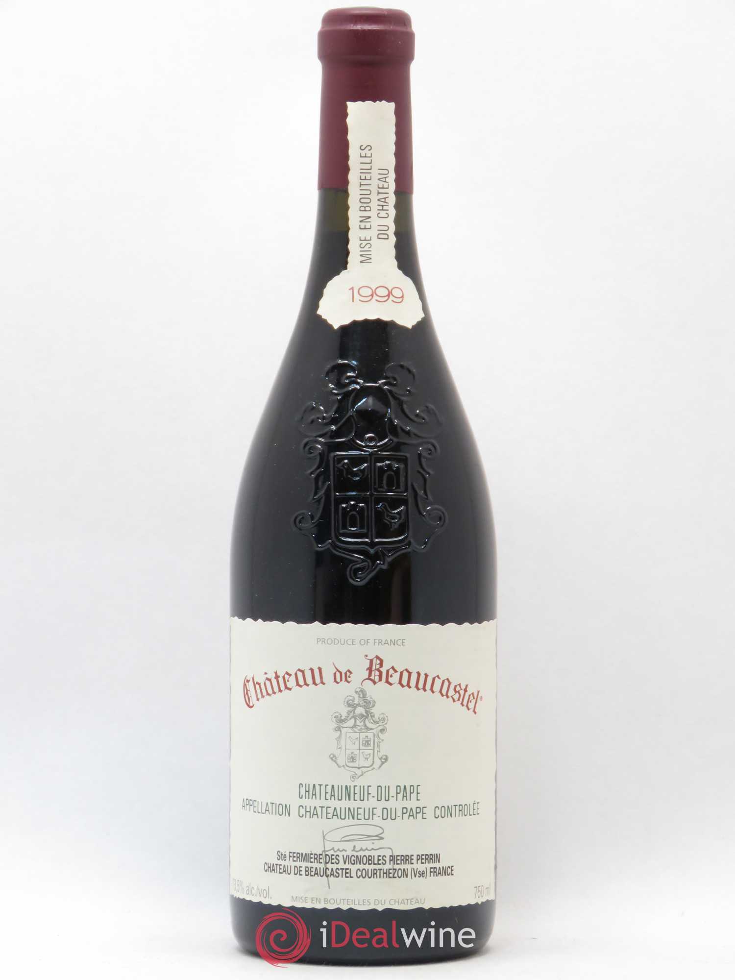 Châteauneuf-du-Pape Château de Beaucastel Famille Perrin 1999 - Lot de 1 bouteille - 0