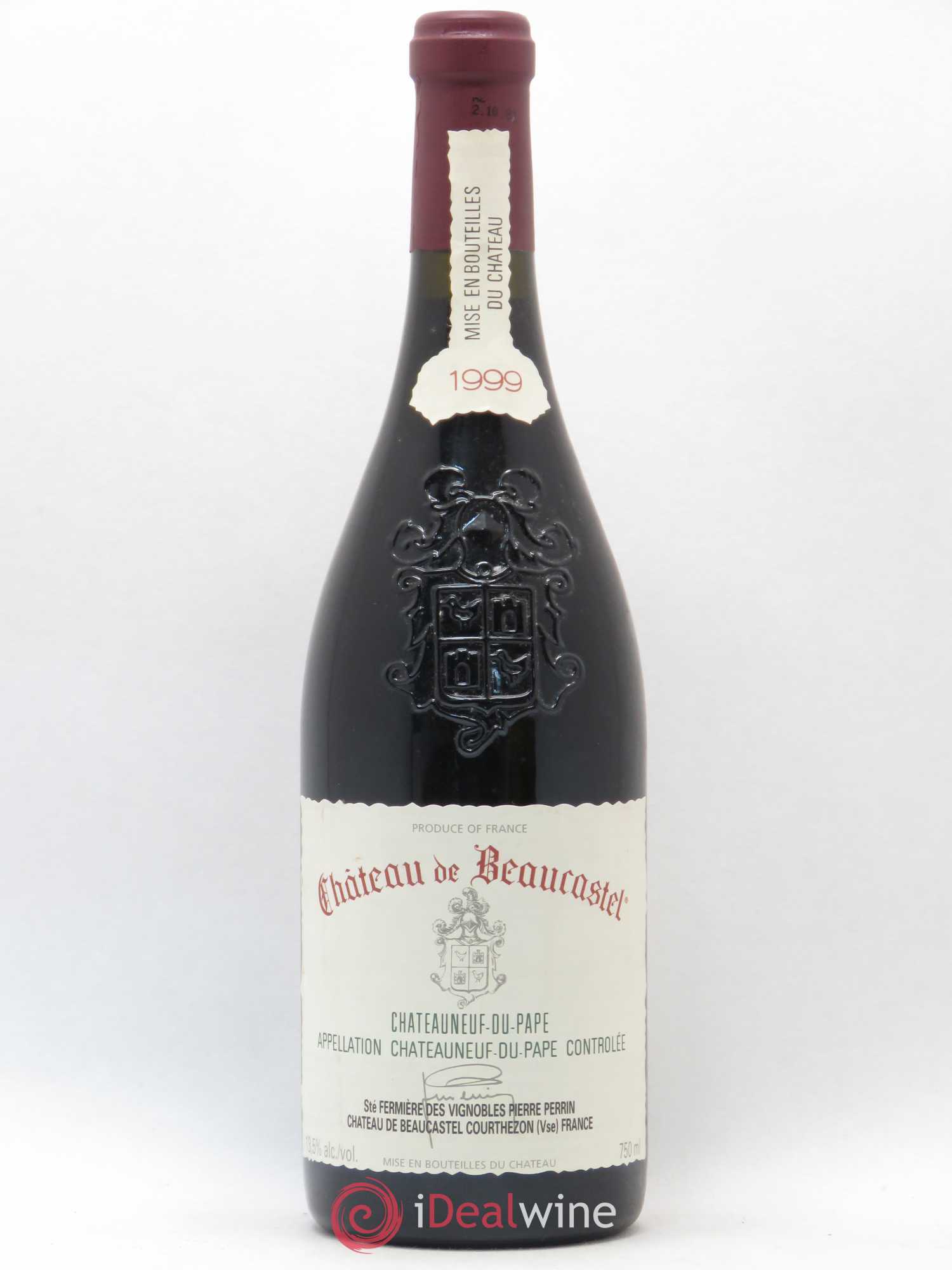 Châteauneuf-du-Pape Château de Beaucastel Famille Perrin 1999 - Lot de 1 bouteille - 0