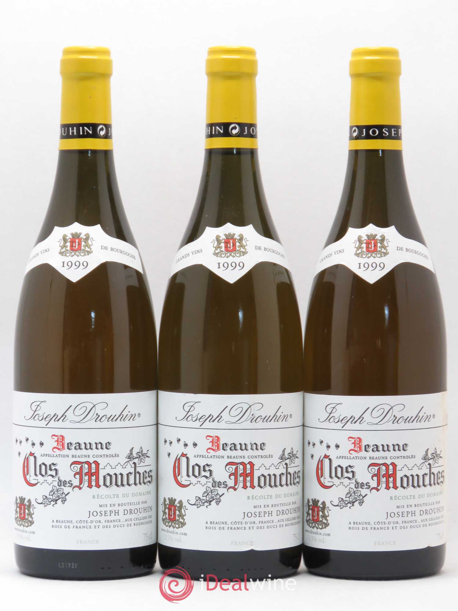 Beaune 1er Cru Clos des Mouches Joseph Drouhin 1999 - Lot de 3 bouteilles - 0