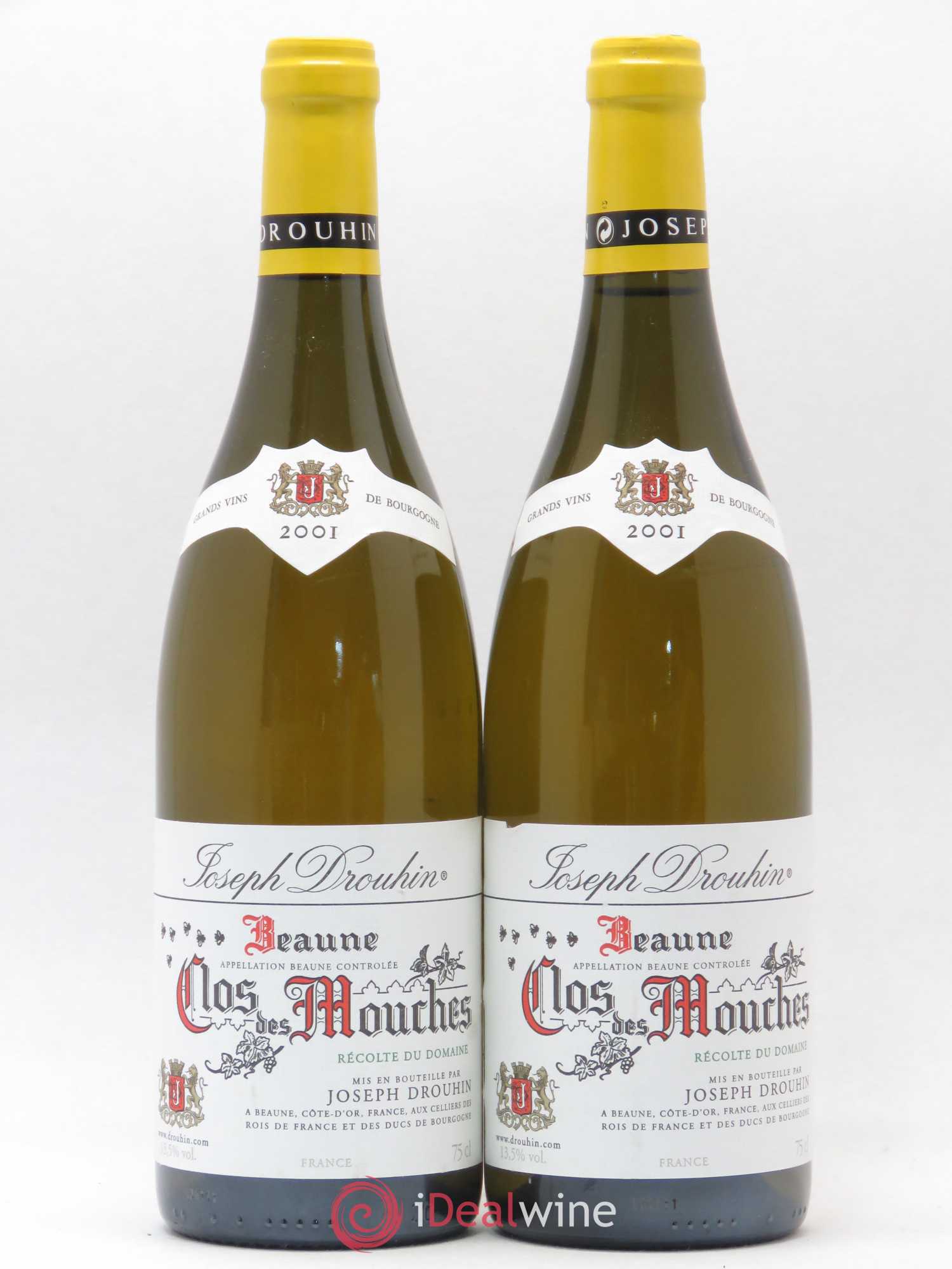 Beaune 1er Cru Clos des Mouches Joseph Drouhin 2001 - Lot de 2 bouteilles - 0