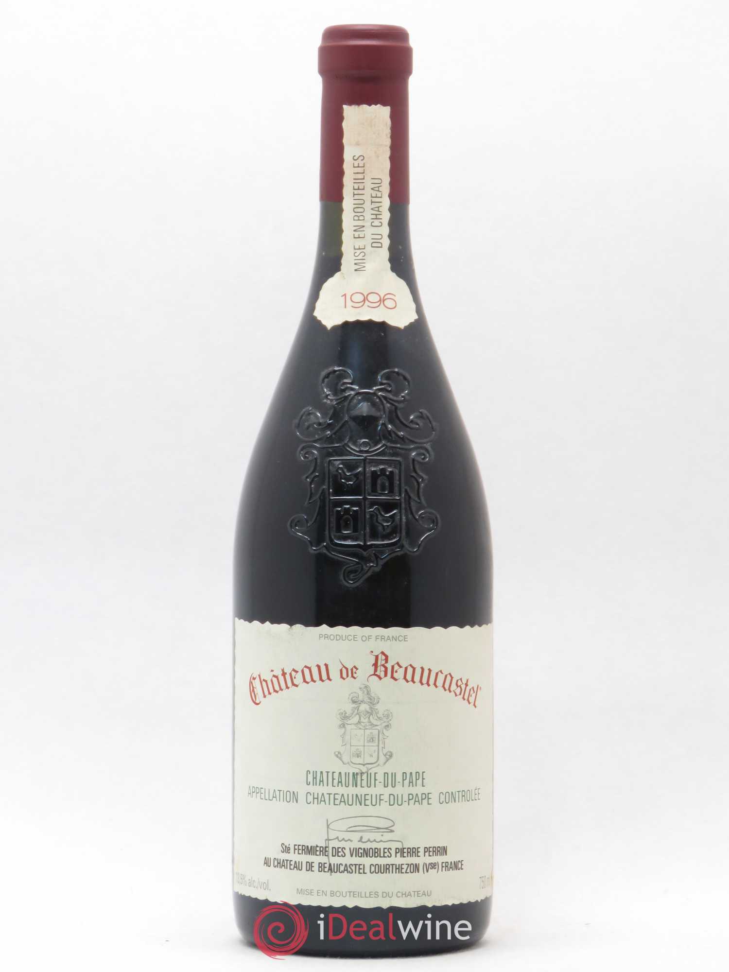 Châteauneuf-du-Pape Château de Beaucastel Famille Perrin 1996 - Lot de 1 bouteille - 0