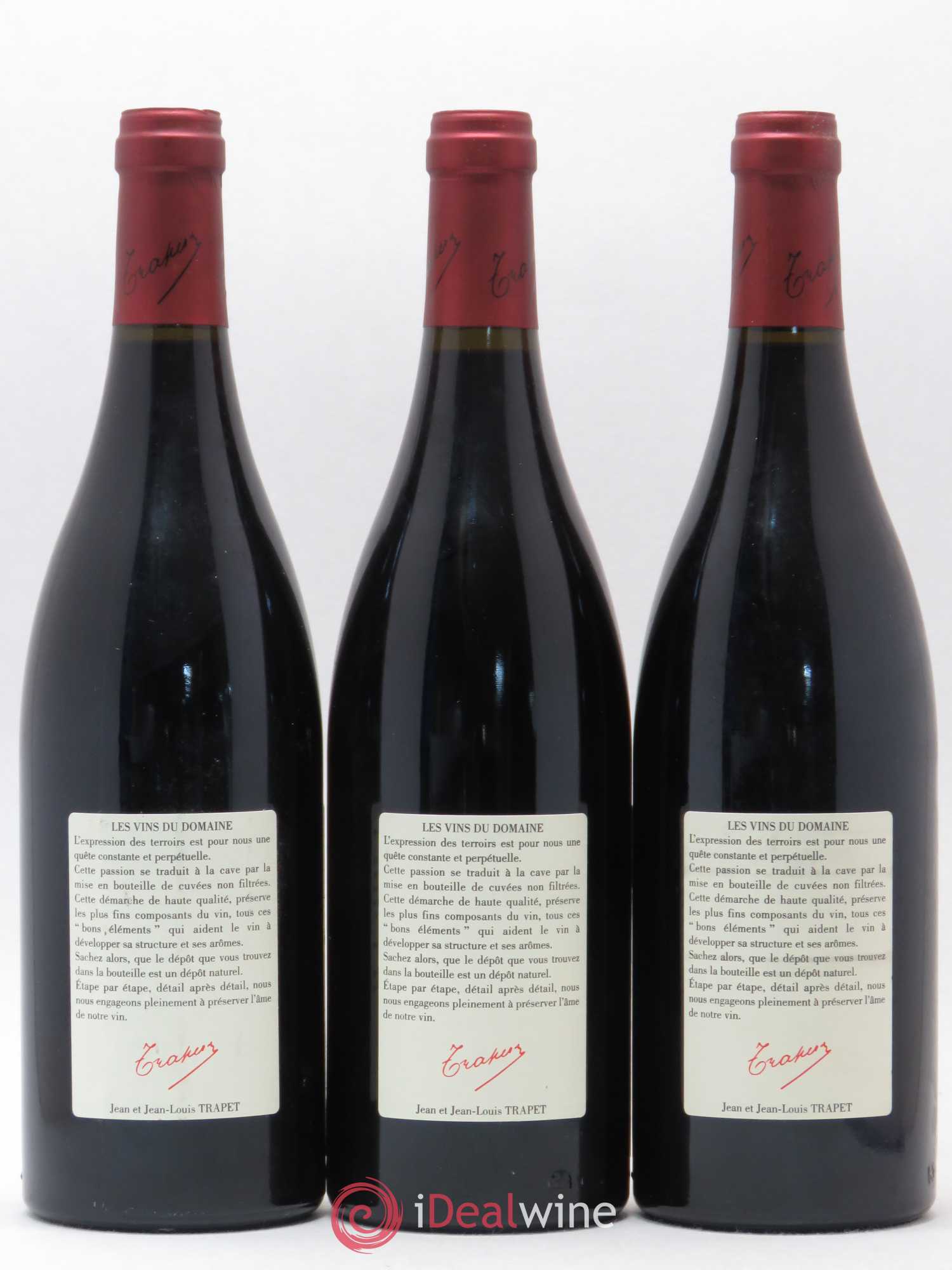 Chambertin Grand Cru Domaine Trapet 2000 - Lot de 3 bouteilles - 1