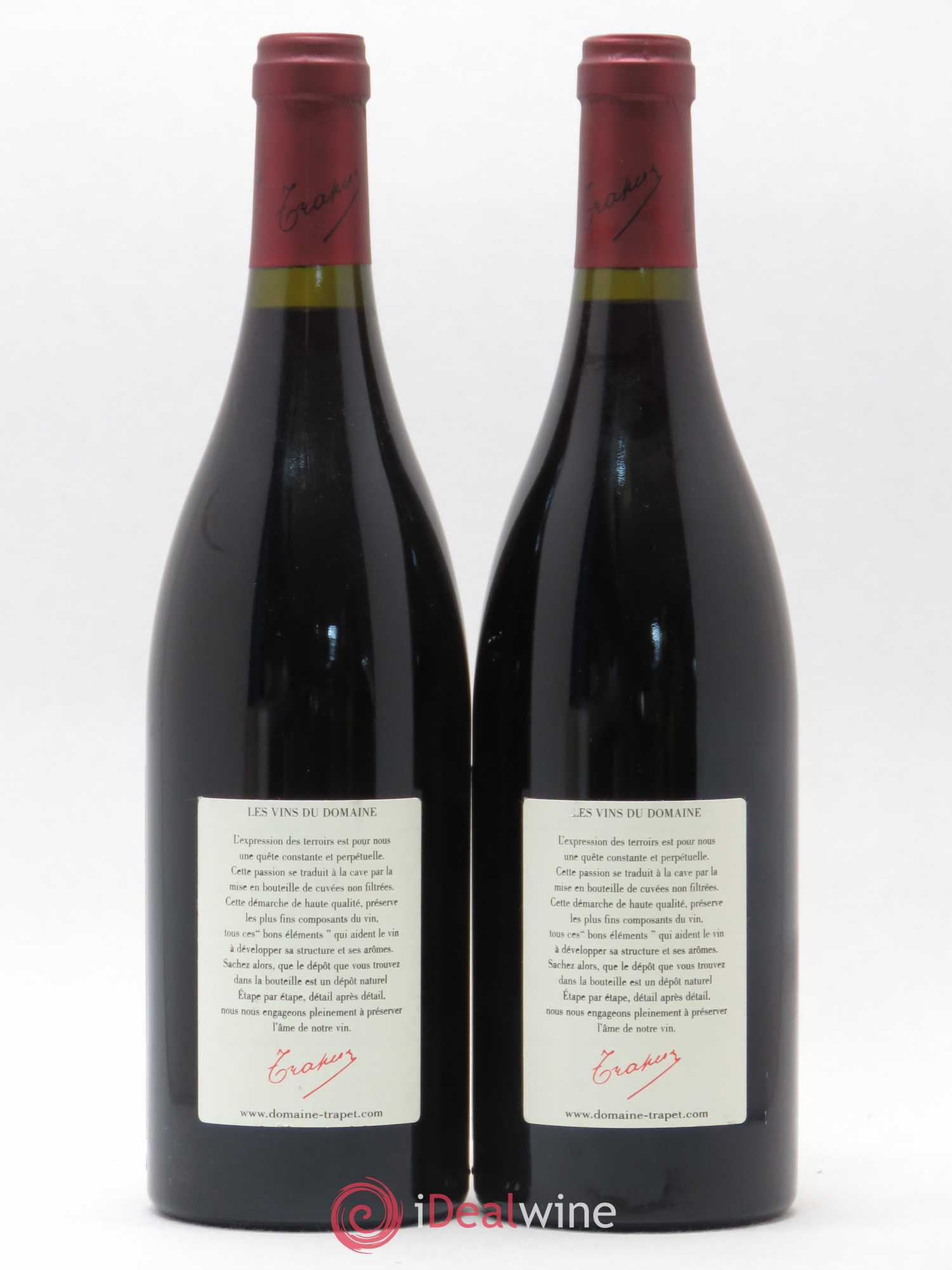 Chambertin Grand Cru Domaine Trapet 2001 - Lot de 2 bouteilles - 1