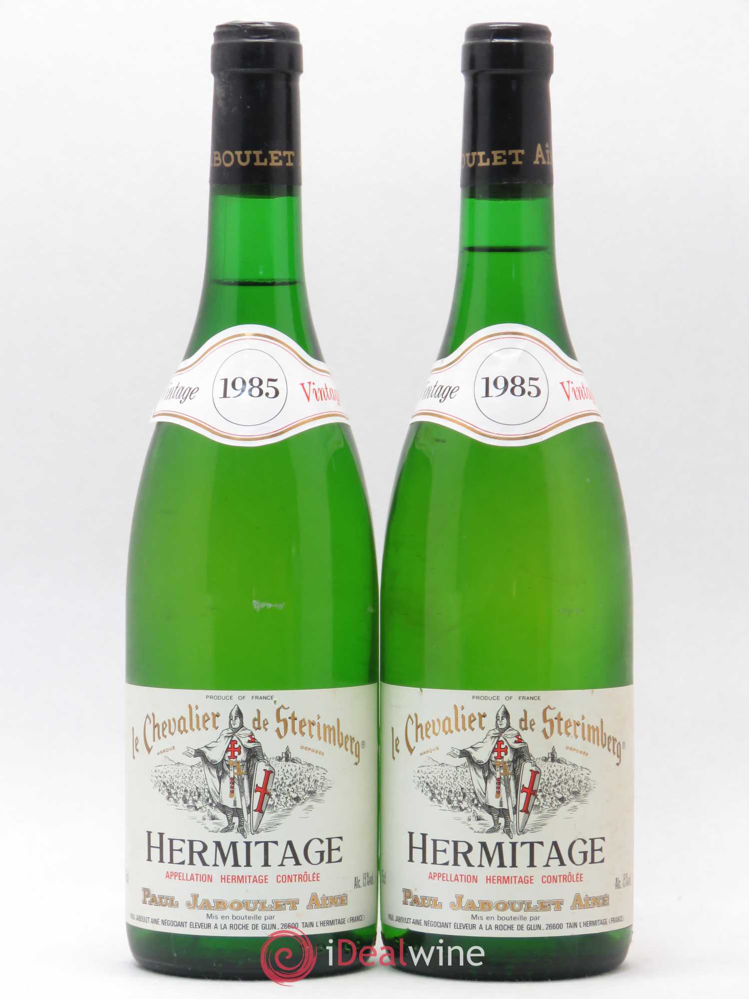 Hermitage Chevalier de Sterimberg Paul Jaboulet Ainé 1985 - Lot de 2 bouteilles - 0